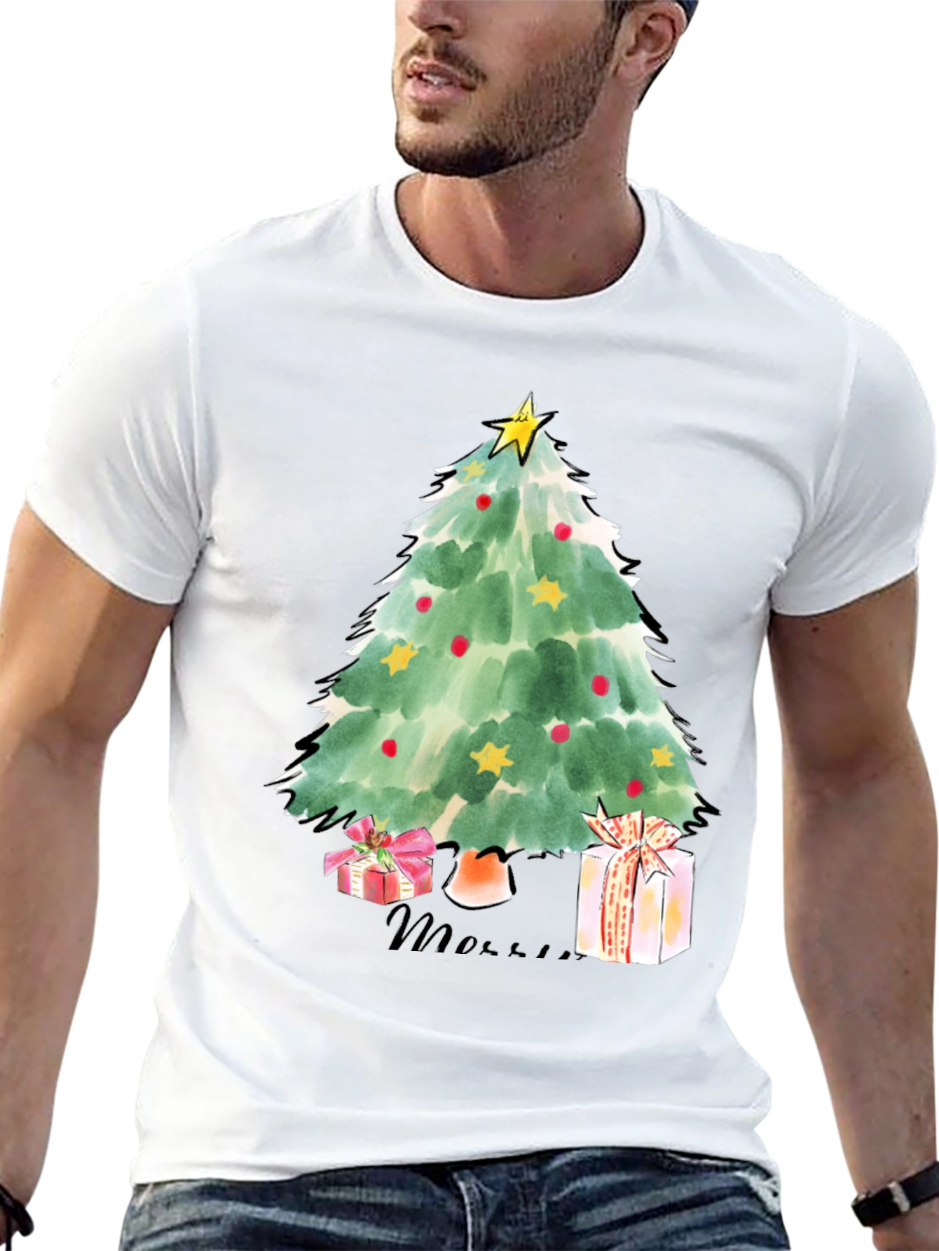 Festive Christmas Tree T-Shirt