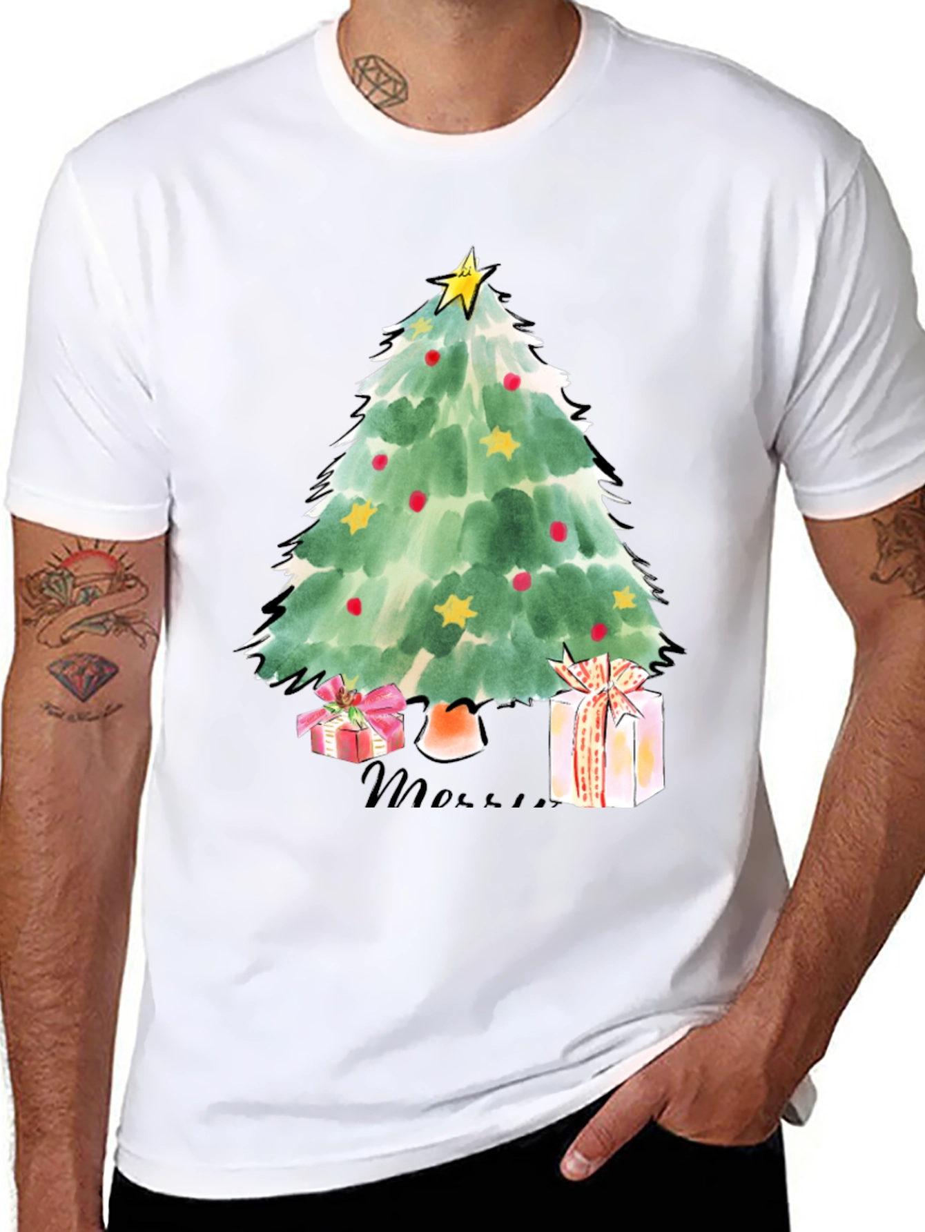 Festive Christmas Tree T-Shirt