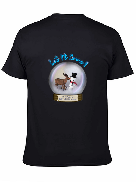 Festive Christmas T-Shirt - Let it Snow Holiday Tee