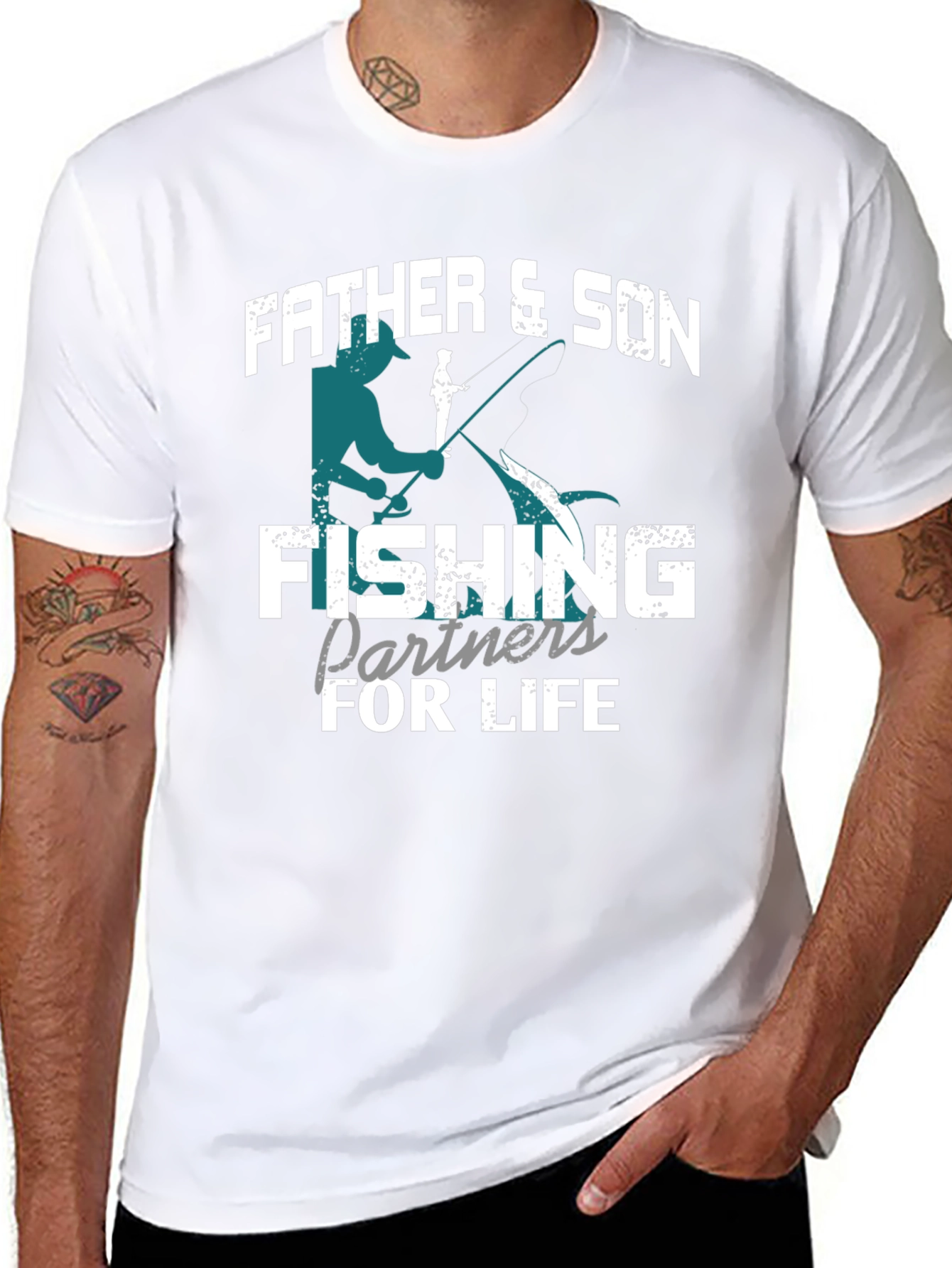Father & Son Fishing T-Shirt: Partners for Life