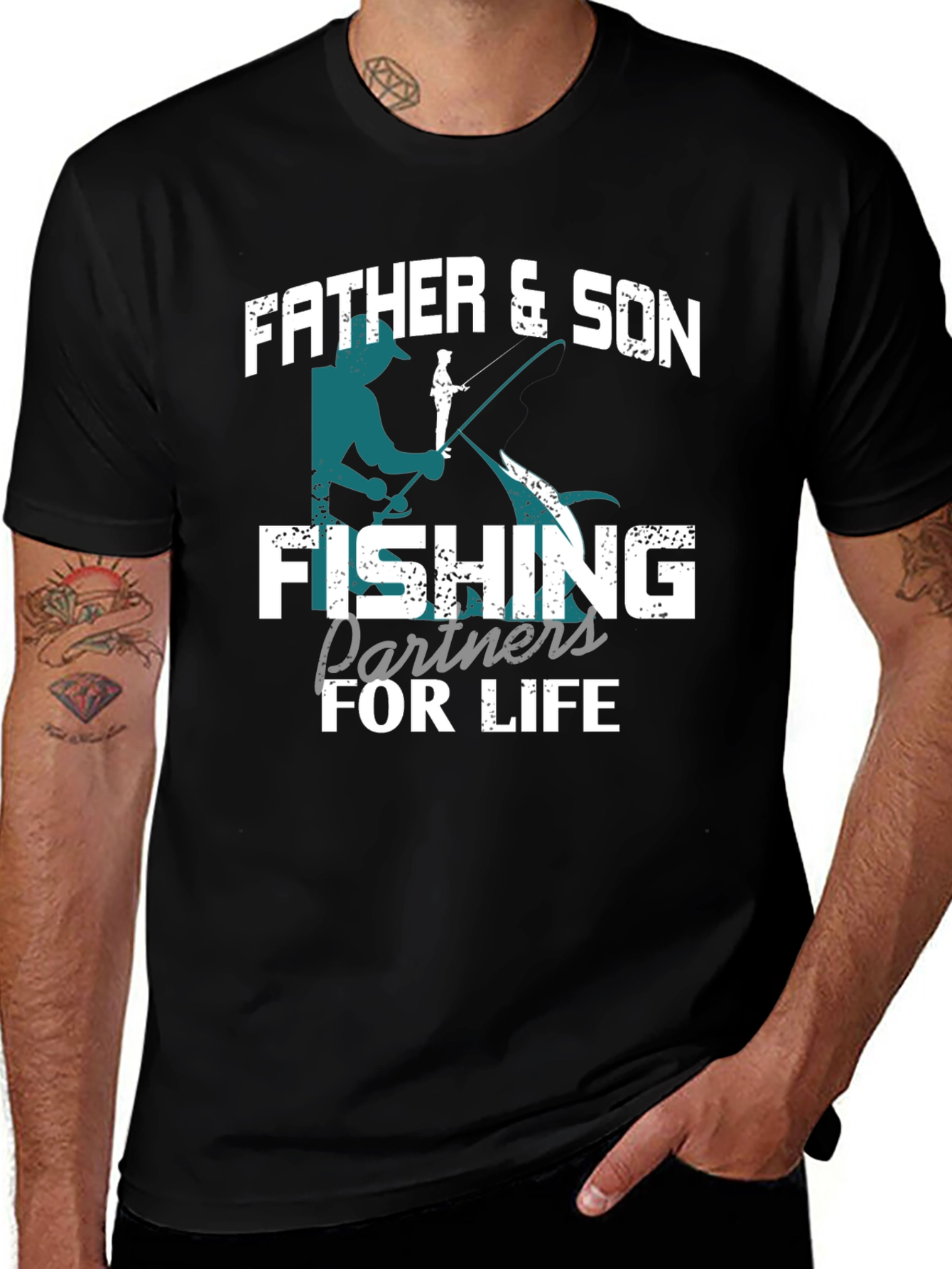 Father & Son Fishing T-Shirt: Partners for Life