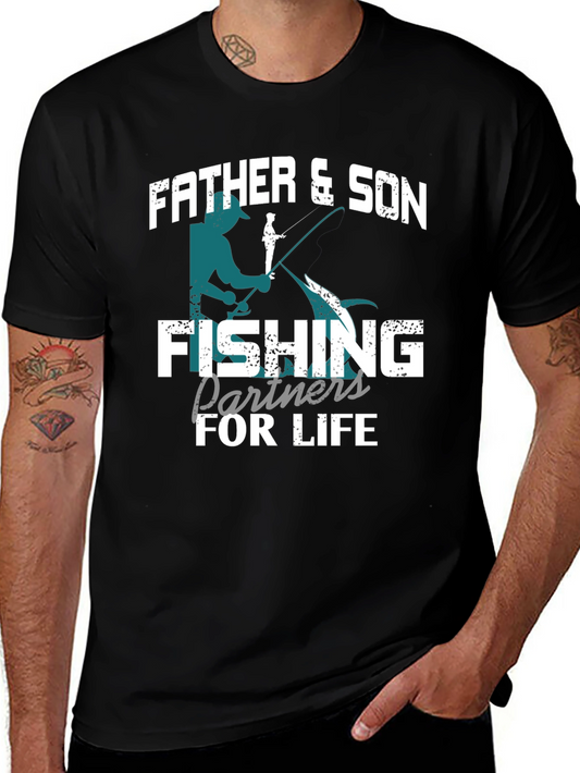 Father & Son Fishing T-Shirt: Partners for Life
