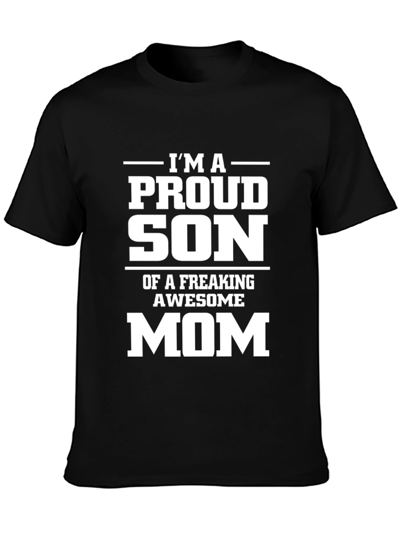 Proud Son Awesome Mom Graphic T-Shirt
