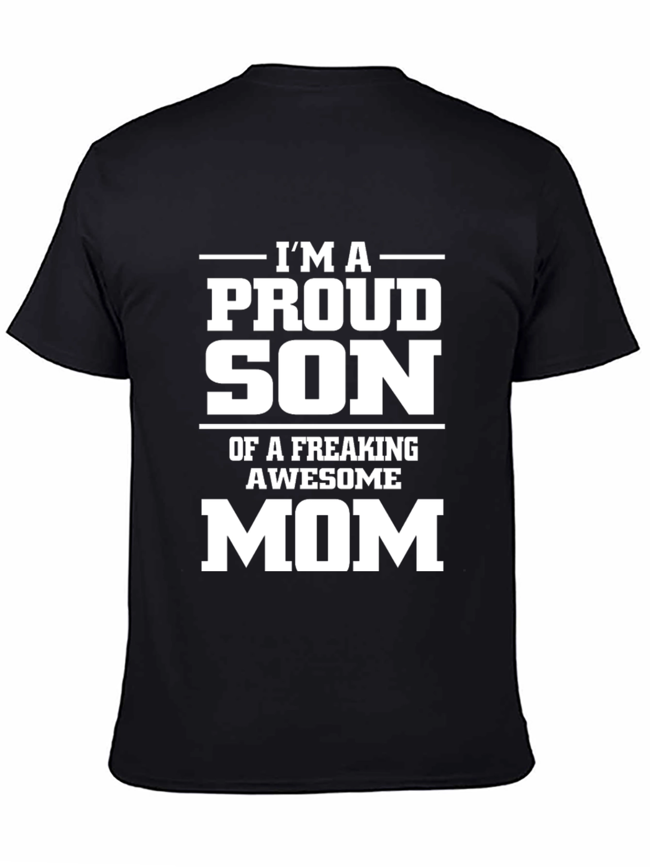 Proud Son Awesome Mom Graphic T-Shirt