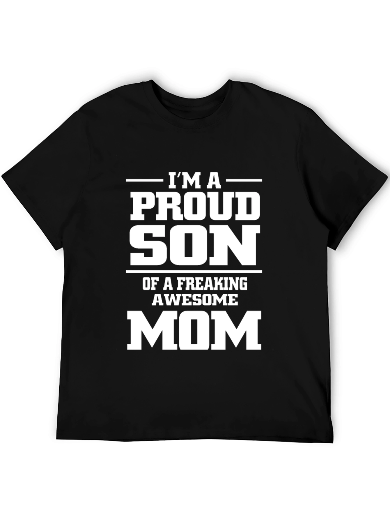 Proud Son Awesome Mom Graphic T-Shirt