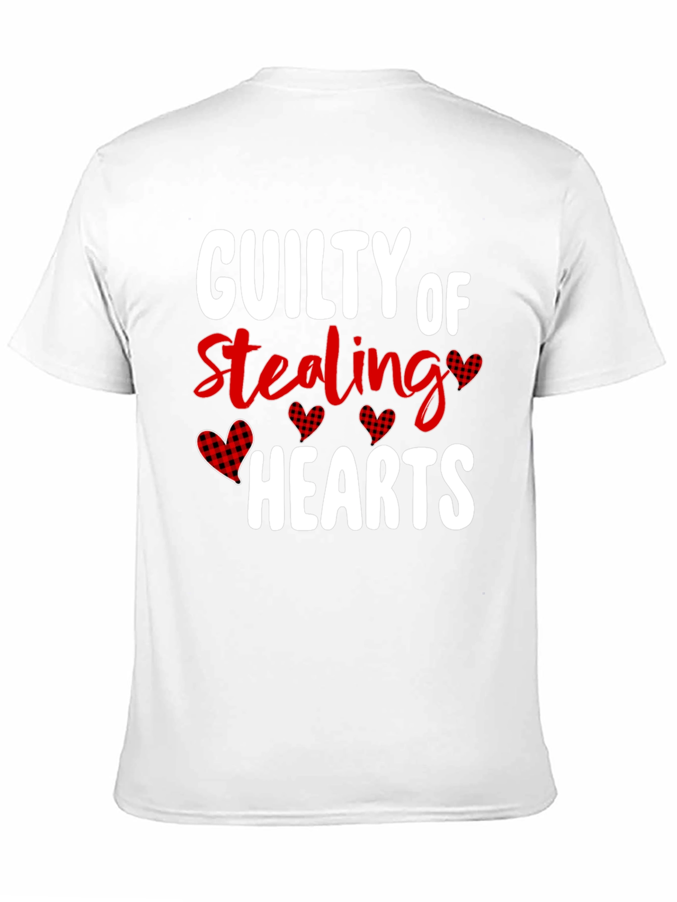 Guilty of Stealing Hearts Valentines Day Graphic T-Shirt
