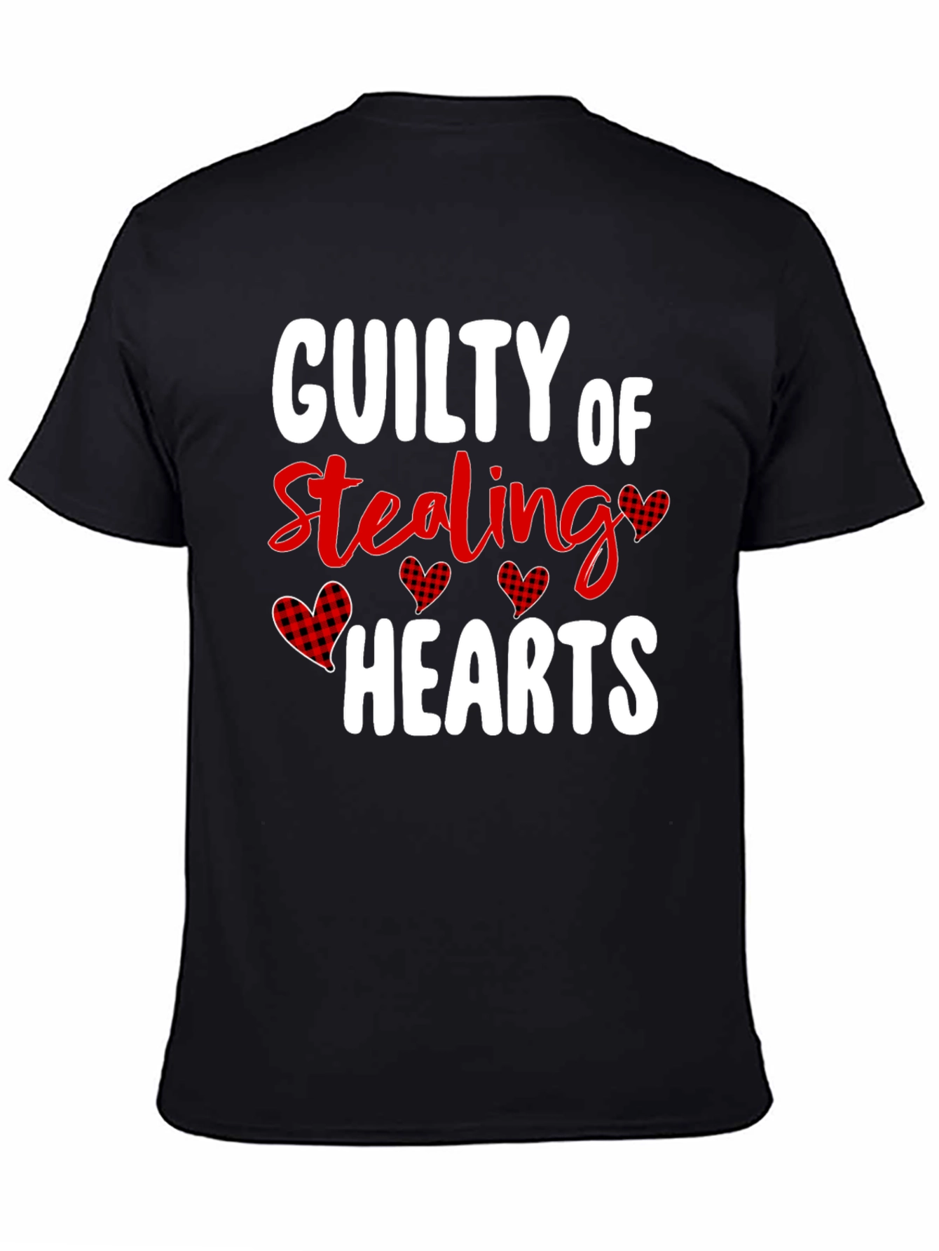 Guilty of Stealing Hearts Valentines Day Graphic T-Shirt