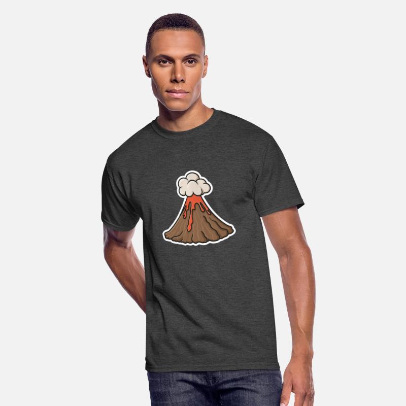 Cartoon Volcano Erupting Volcano Illustration