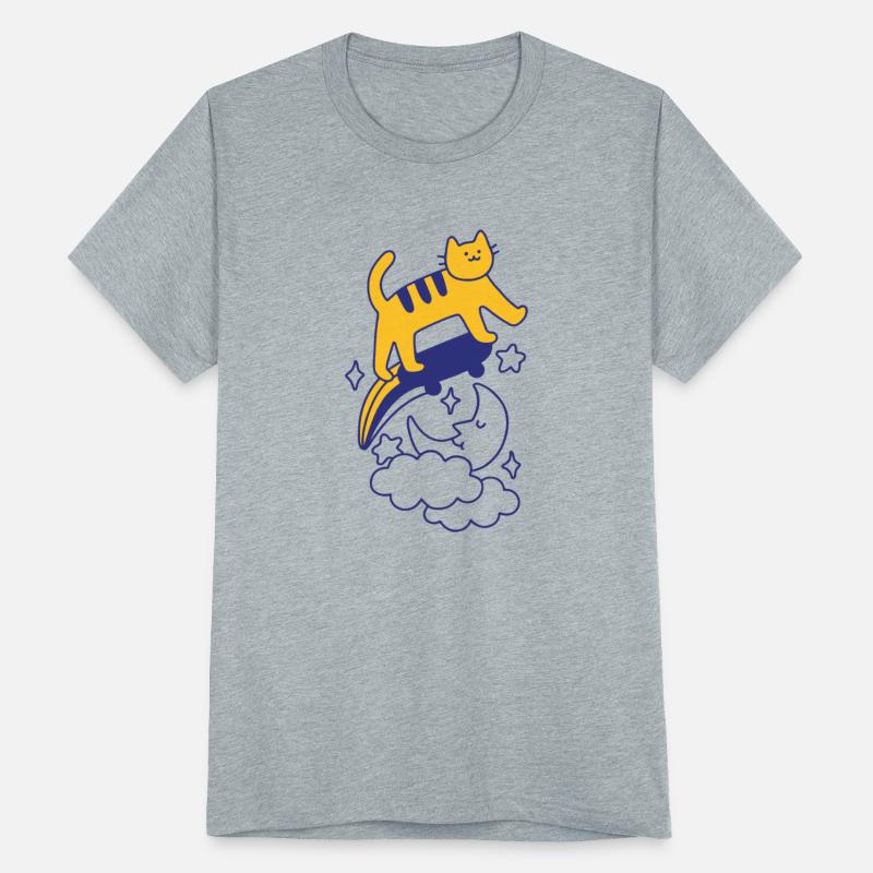 Cat Flying On A Skateboard