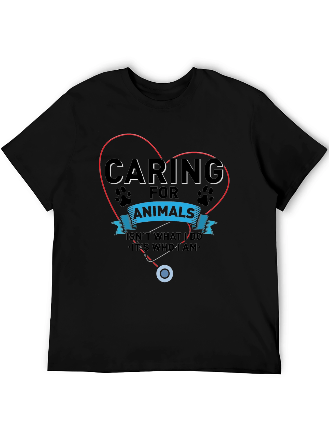 Caring for Animals T-Shirt: Veterinary Love Tee