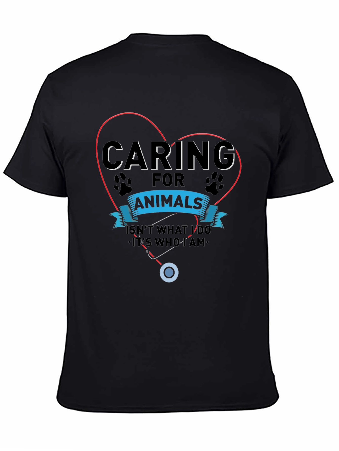 Caring for Animals T-Shirt: Veterinary Love Tee