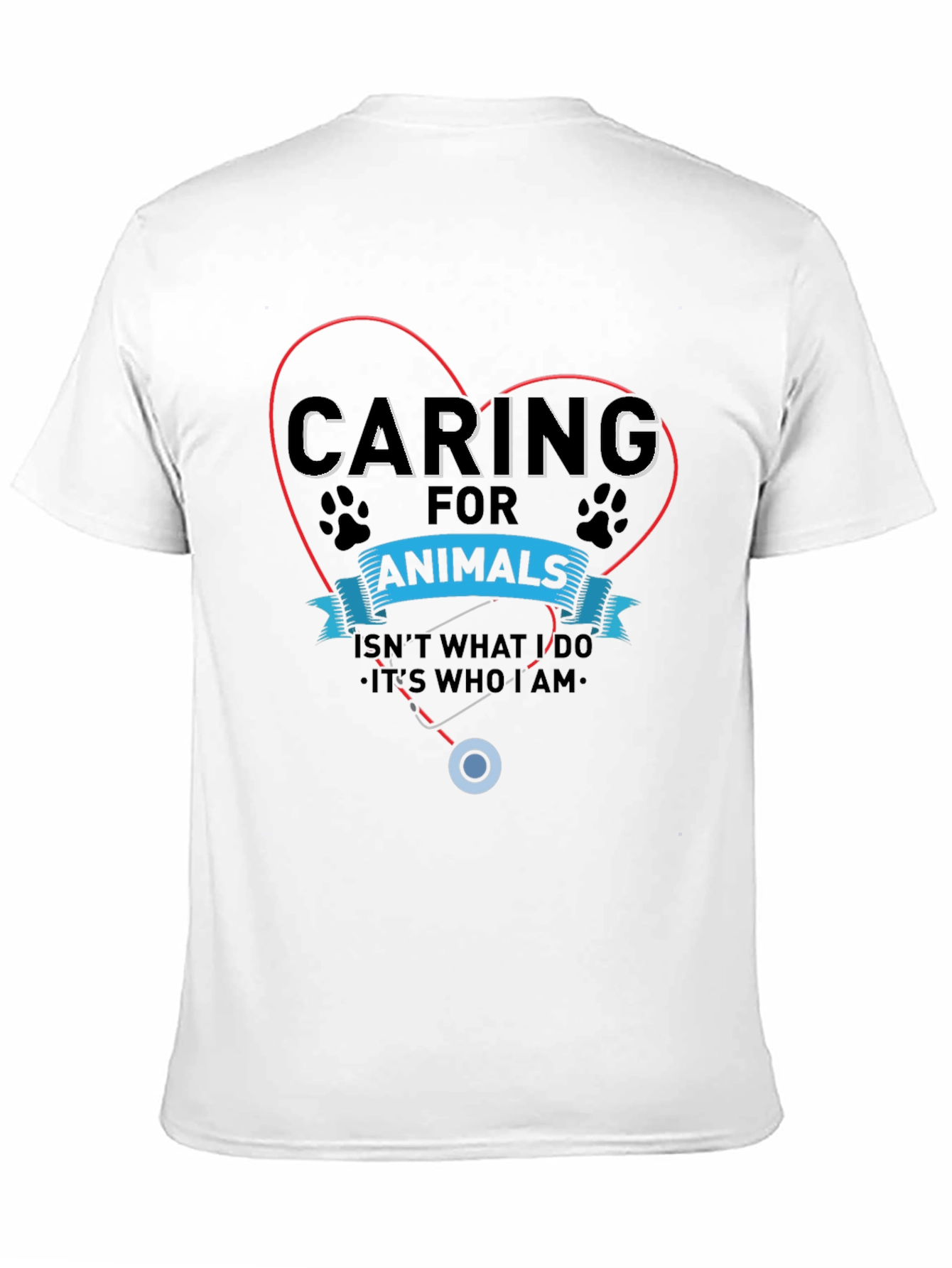Caring for Animals T-Shirt: Veterinary Love Tee