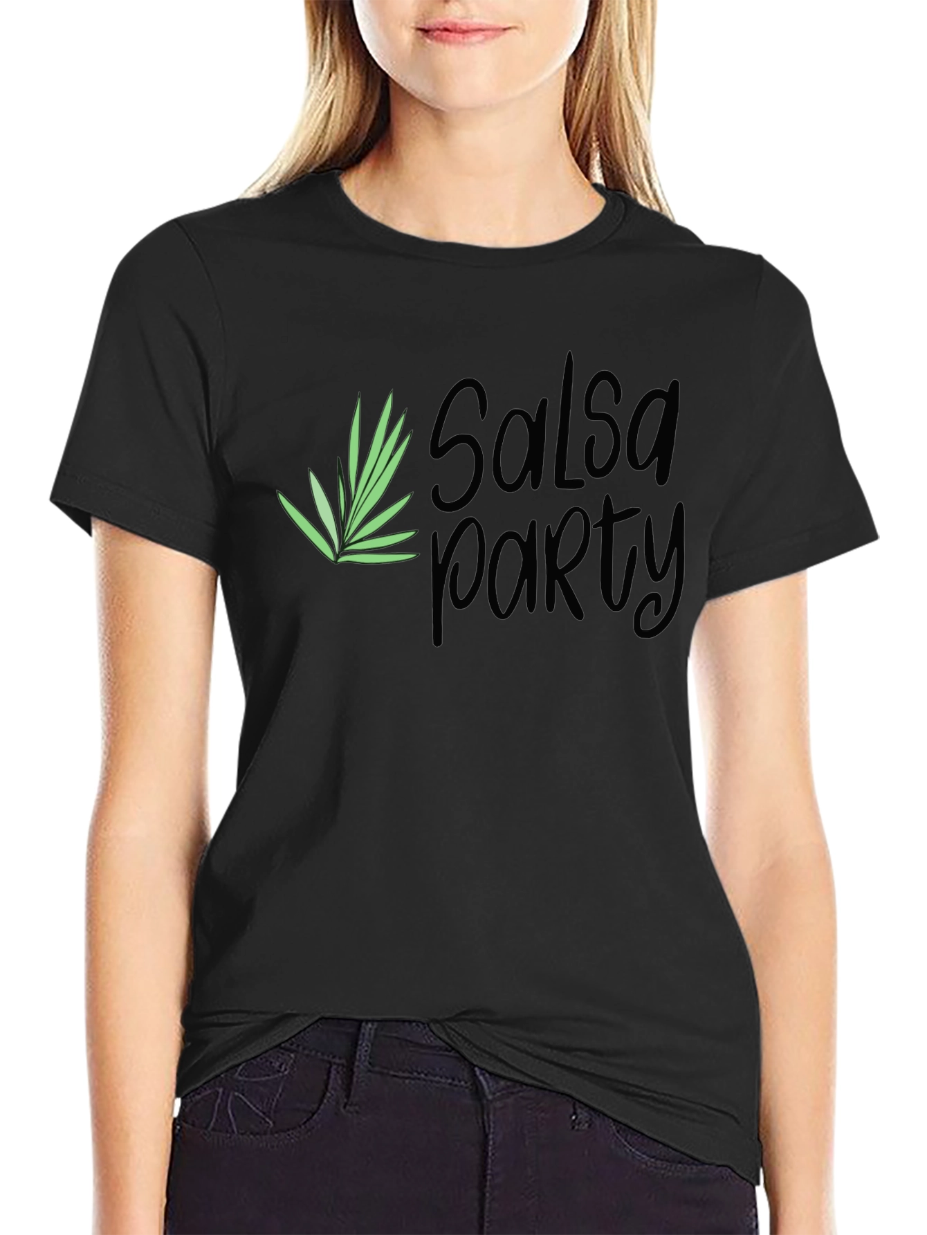Salsa Party T-Shirt - Tropical Green