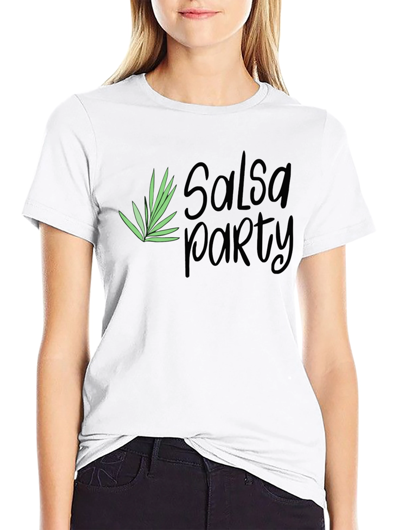 Salsa Party T-Shirt - Tropical Green