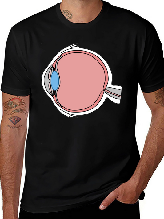 Eye Anatomy Graphic T-Shirt - Medical Humor Tee