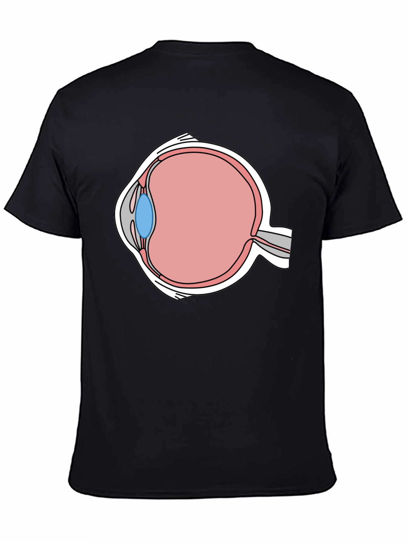 Eye Anatomy Graphic T-Shirt - Medical Humor Tee