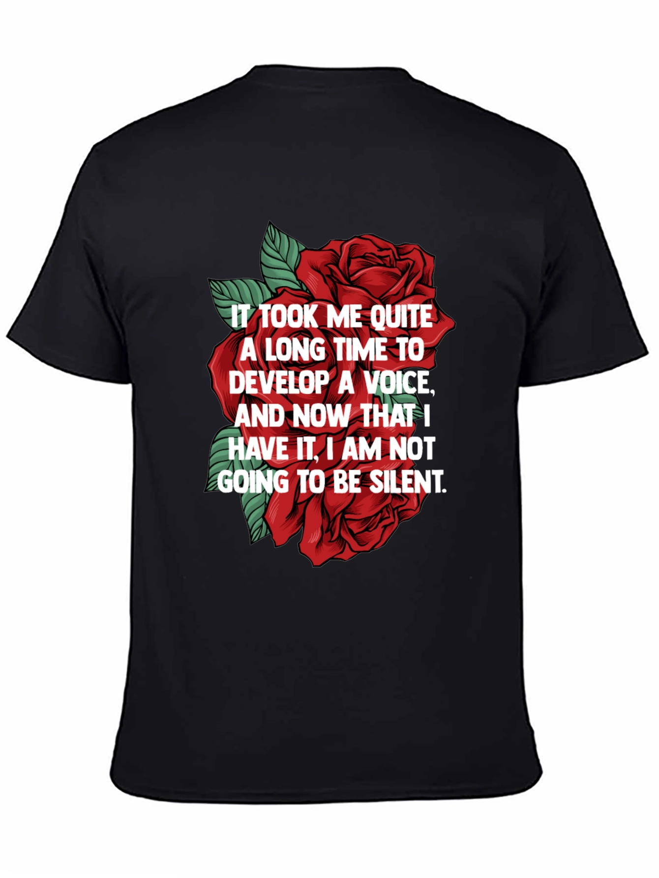 Floral Empowerment Tee - Voice Graphic T-Shirt