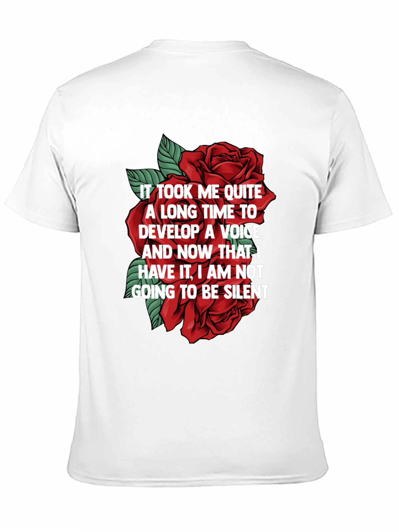 Floral Empowerment Tee - Voice Graphic T-Shirt