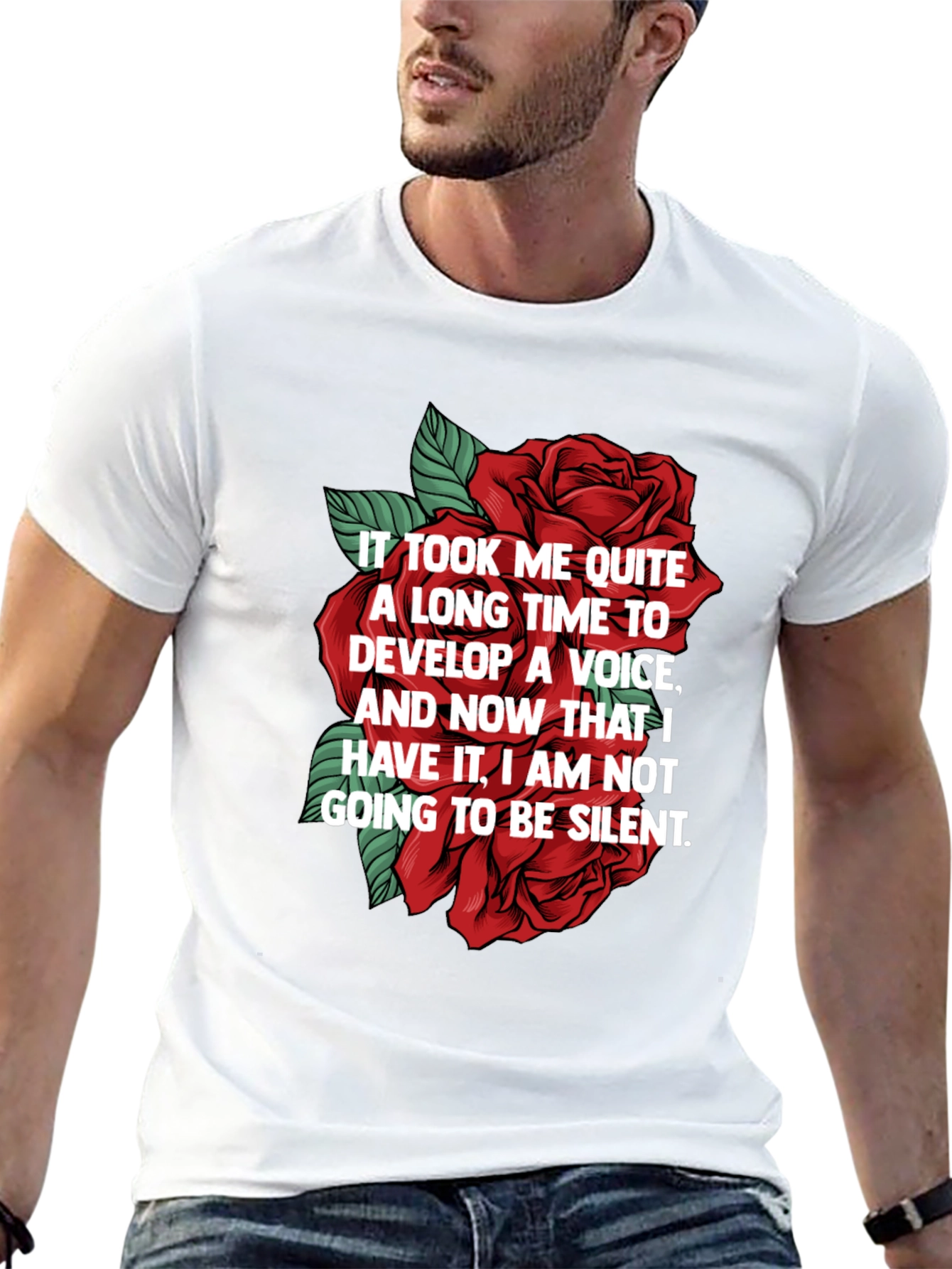 Floral Empowerment Tee - Voice Graphic T-Shirt