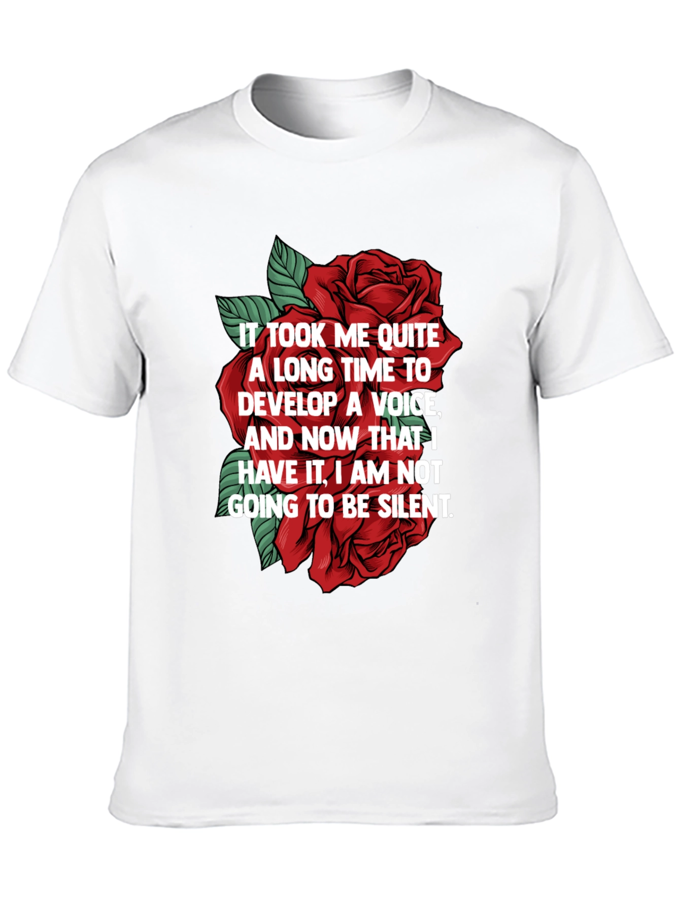 Floral Empowerment Tee - Voice Graphic T-Shirt