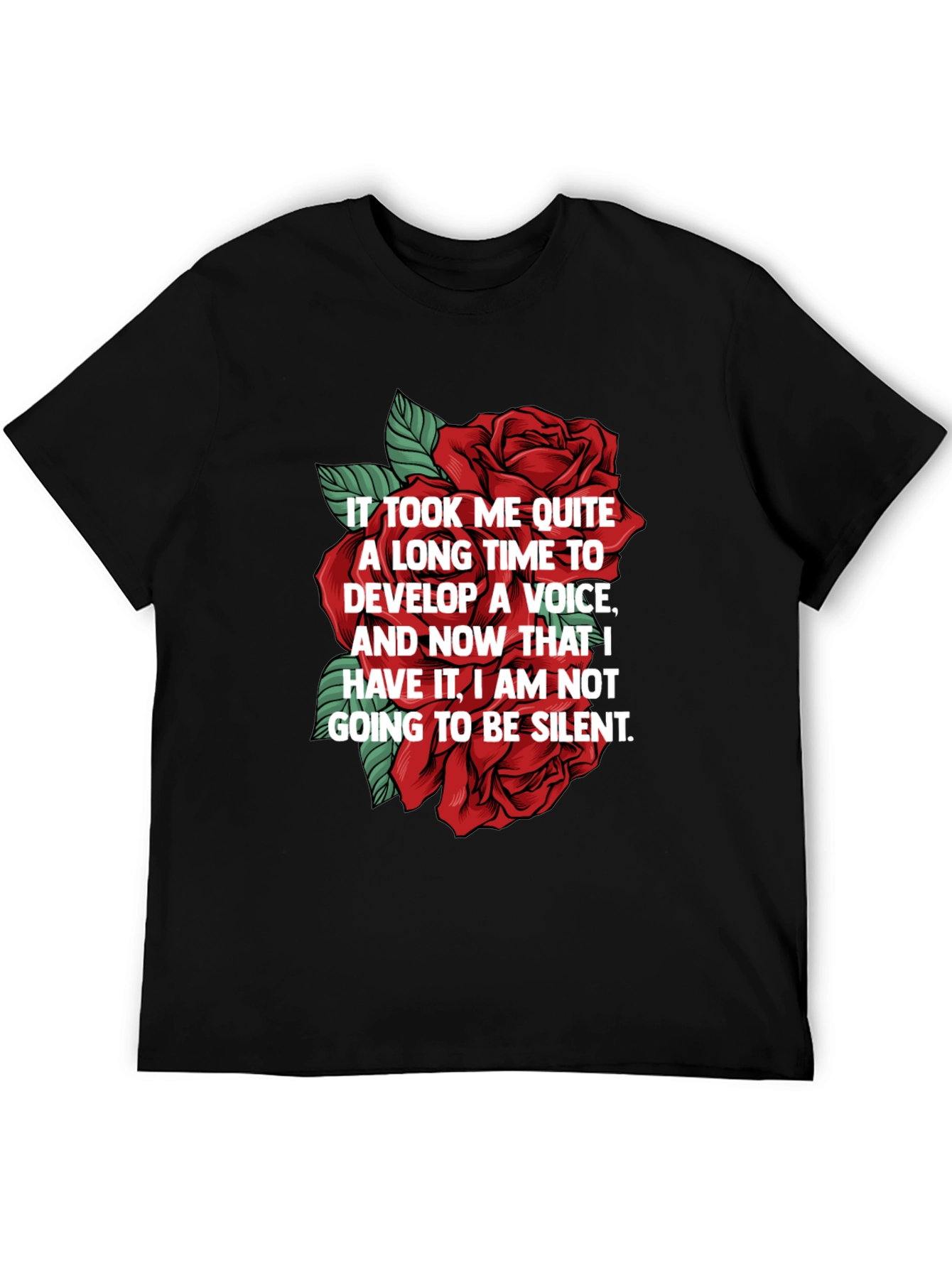 Floral Empowerment Tee - Voice Graphic T-Shirt