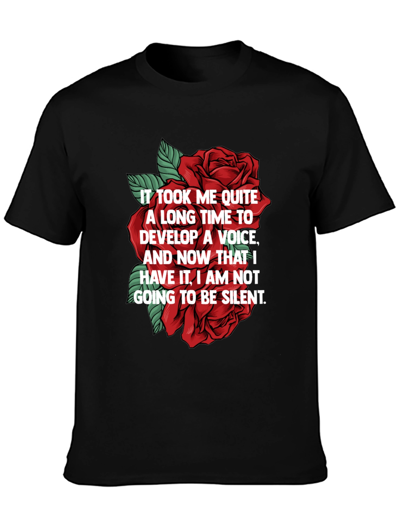 Floral Empowerment Tee - Voice Graphic T-Shirt
