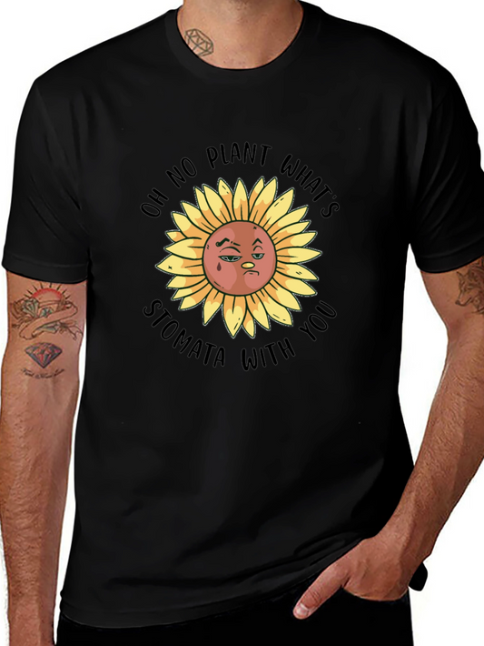 Funny Sunflower Graphic T-Shirt