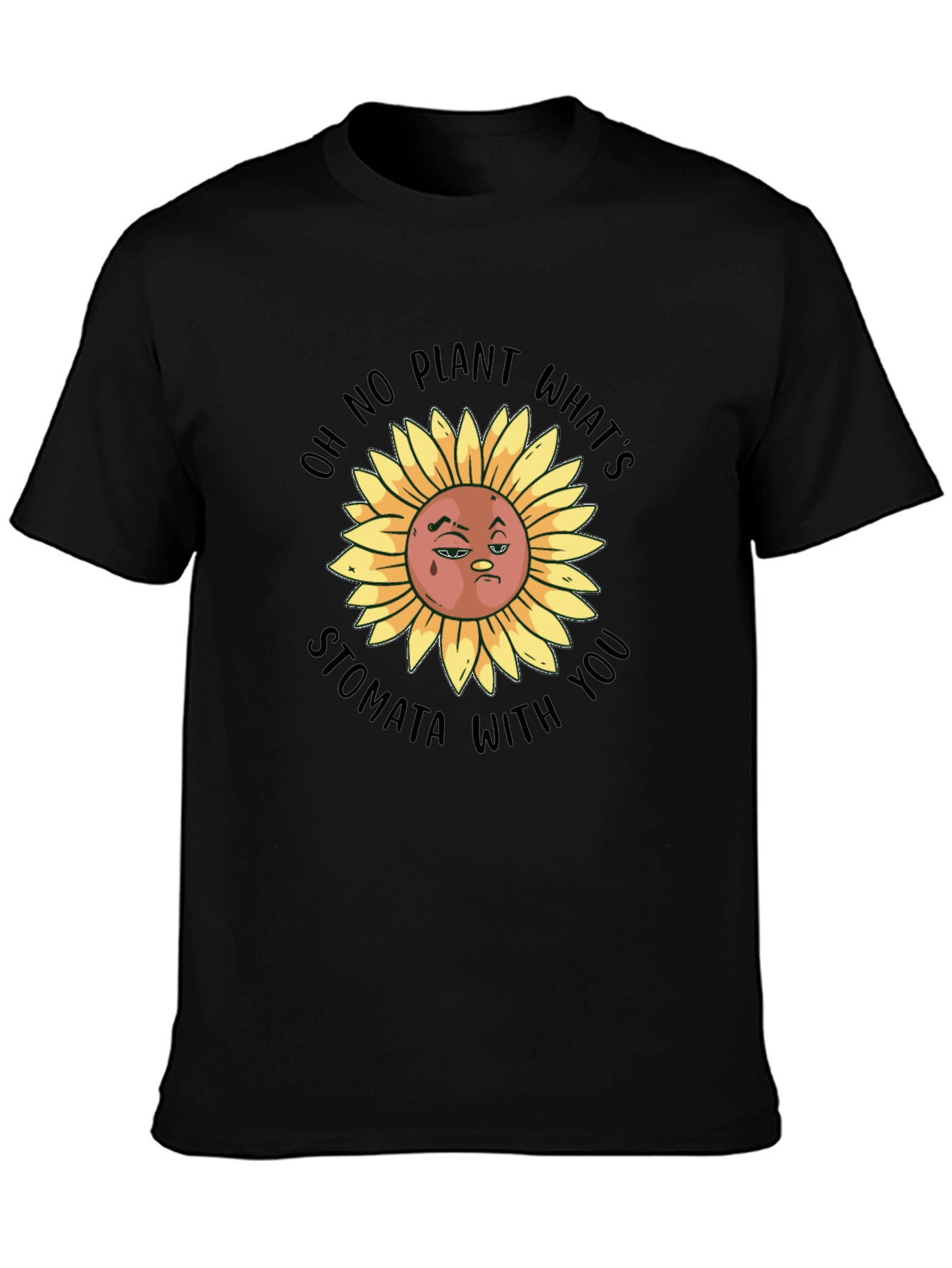 Funny Sunflower Graphic T-Shirt