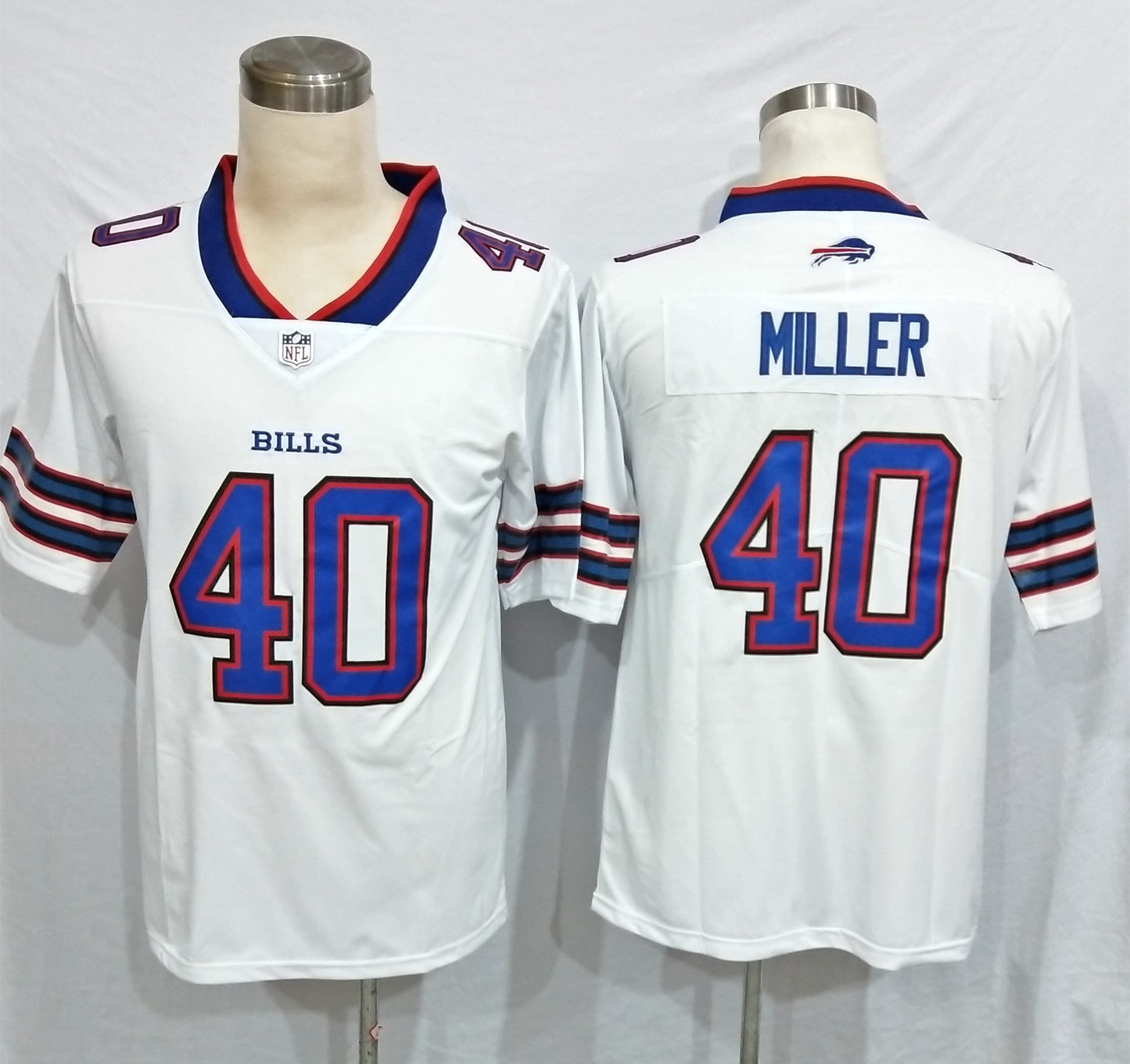 Men's Buffalo Bills Von Miller #40 White Game Jerseys