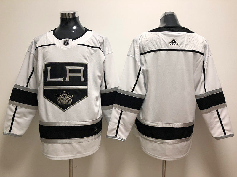 Men's Los Angeles Kings White Breakaway Away Blank Jerseys