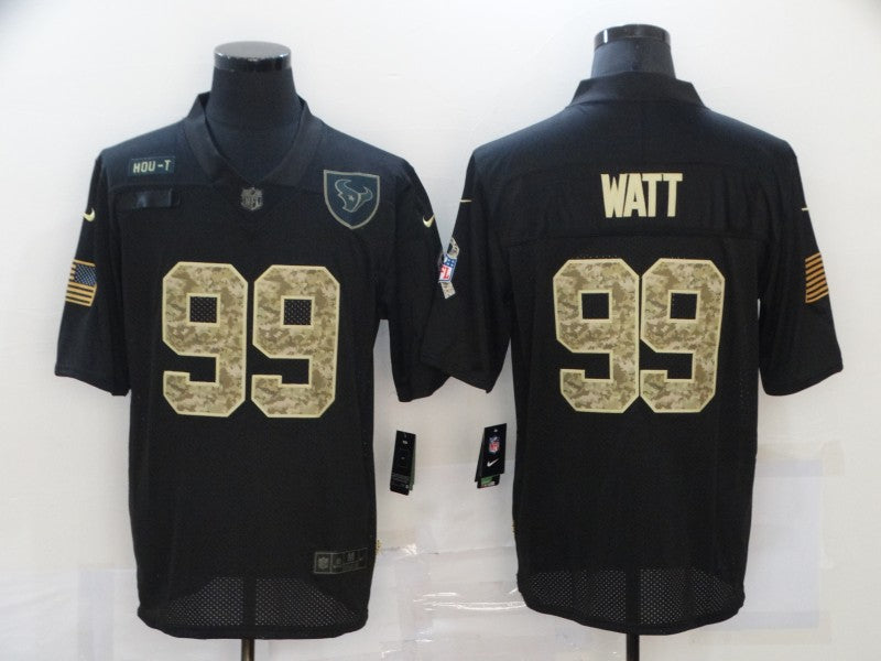 Men's Houston Texans J.J. Watt #99 Black Game Jerseys