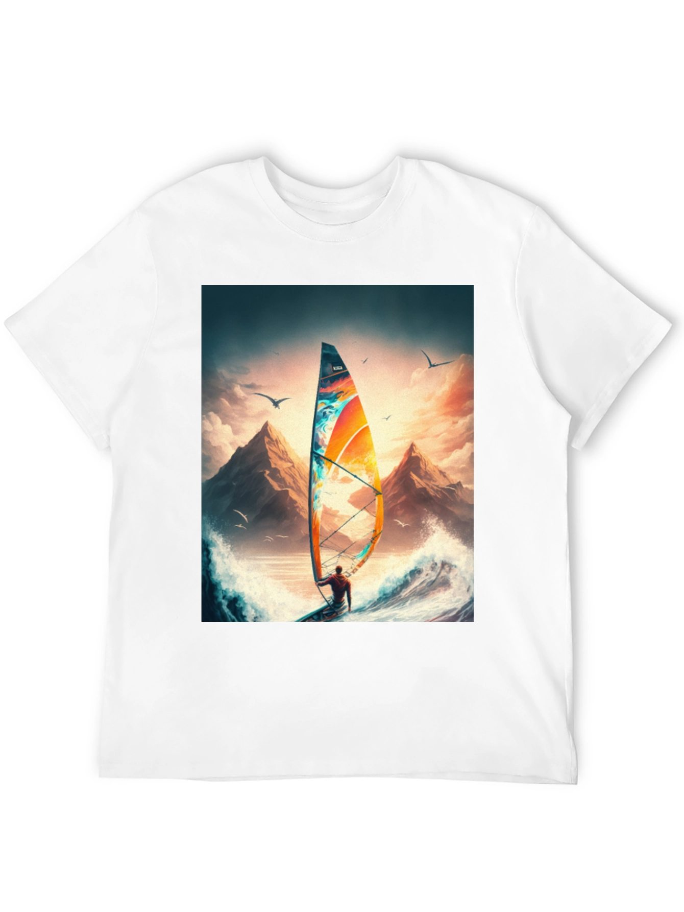 Windsurfing Adventure Graphic Tee