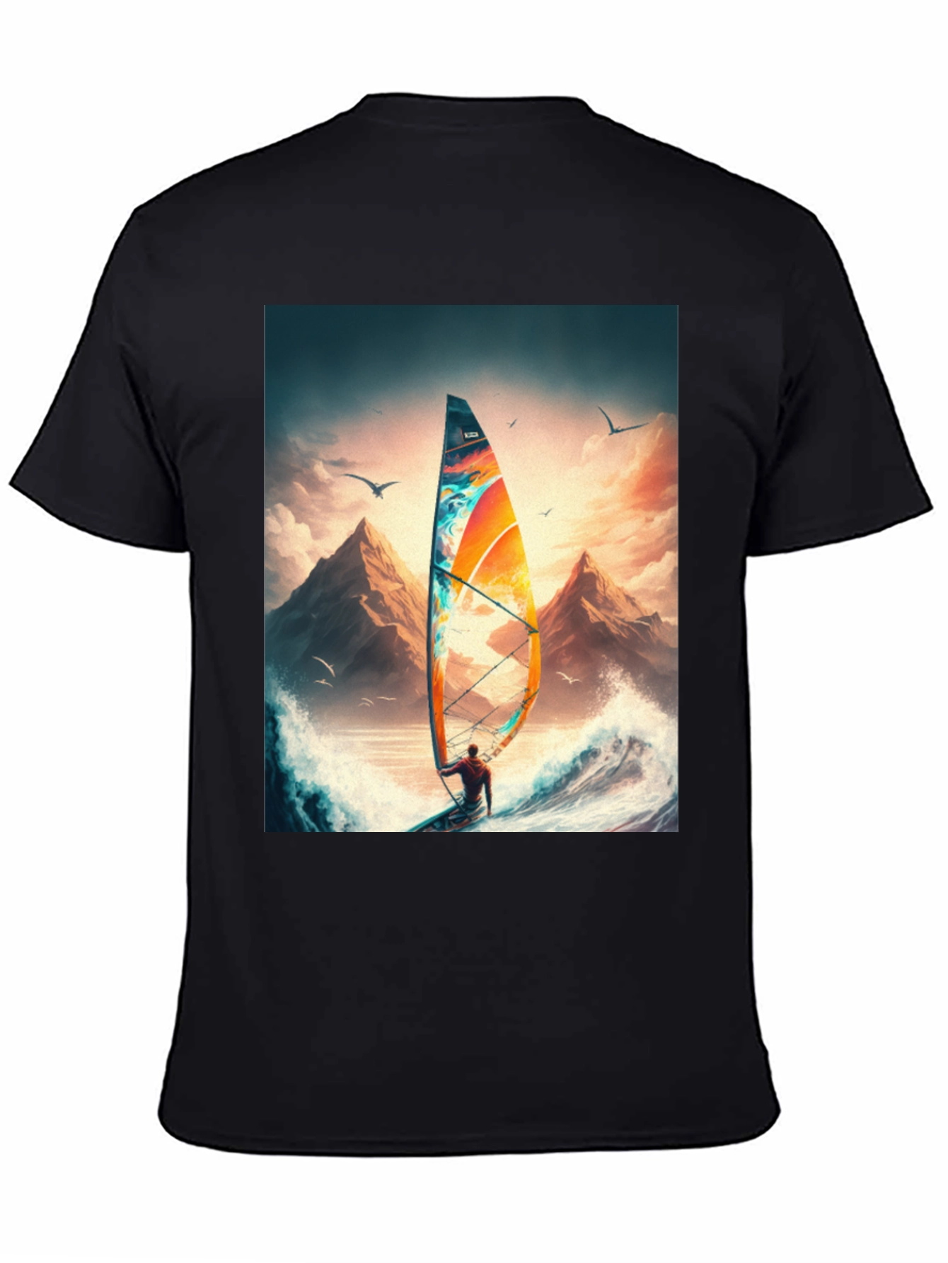 Windsurfing Adventure Graphic Tee