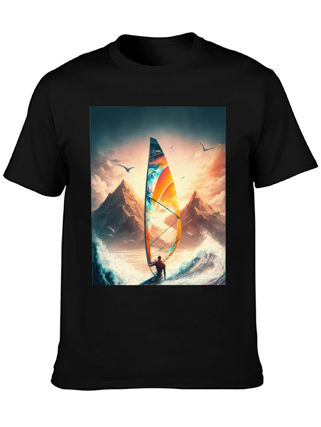 Windsurfing Adventure Graphic Tee