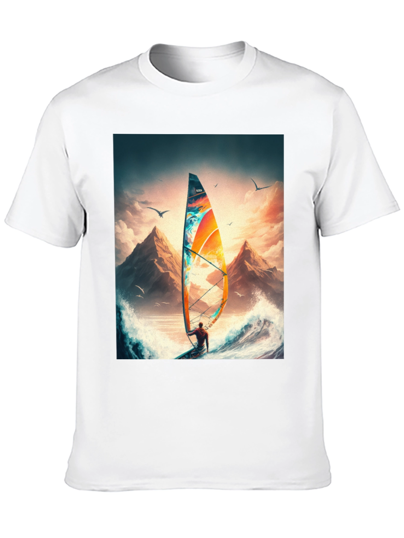 Windsurfing Adventure Graphic Tee