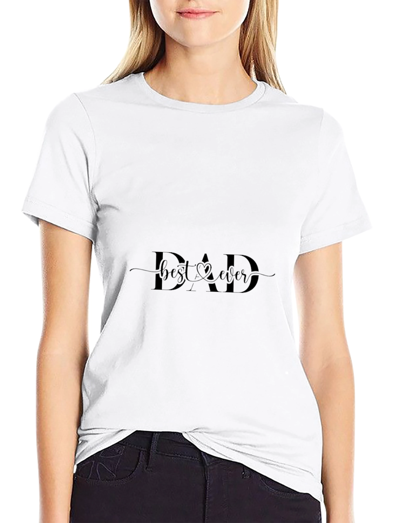 Best Dad Ever Black T-Shirt