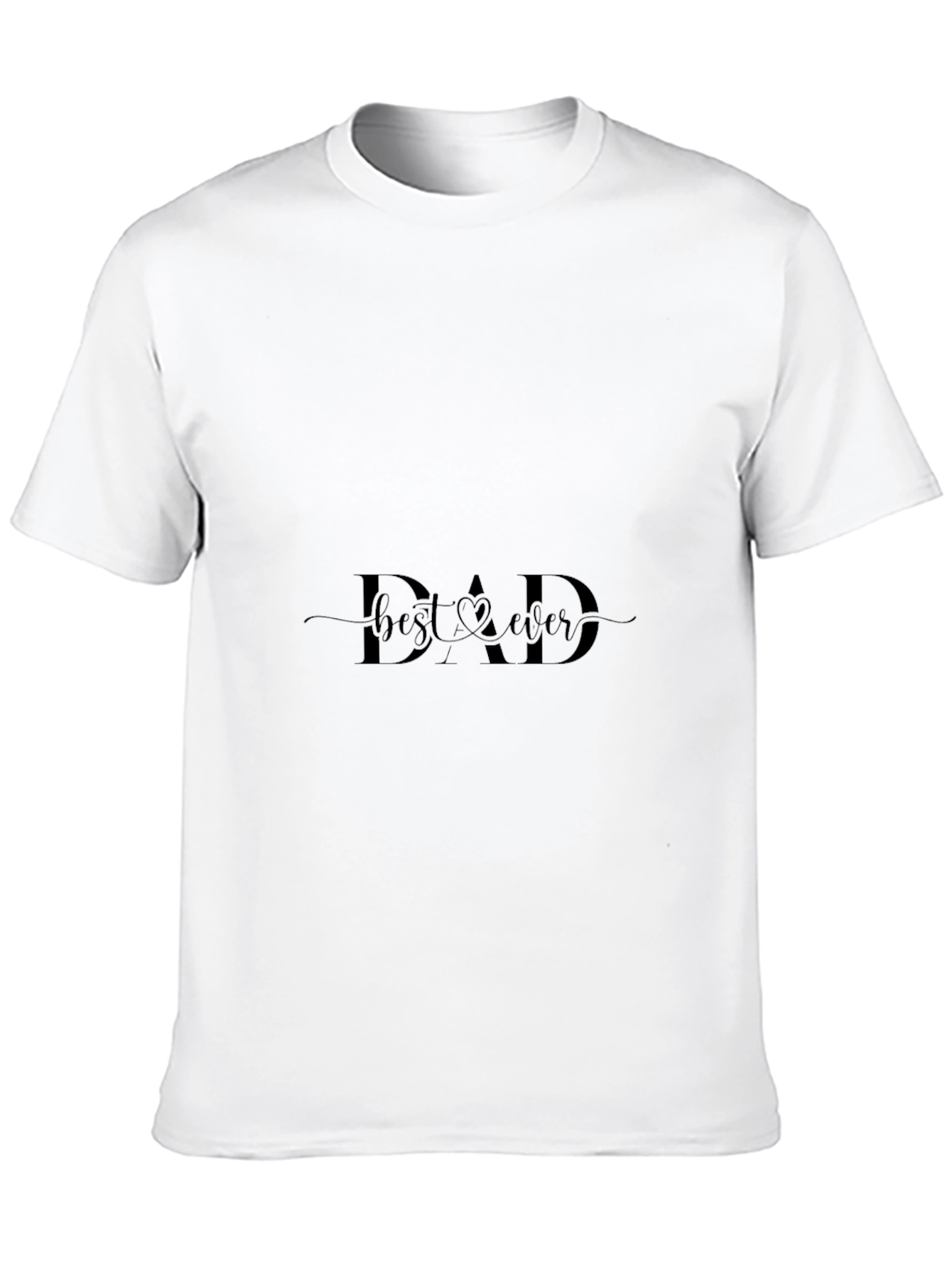 Best Dad Ever Black T-Shirt