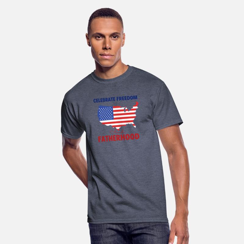 Celebrate Freedom and Fatherhood with flag America