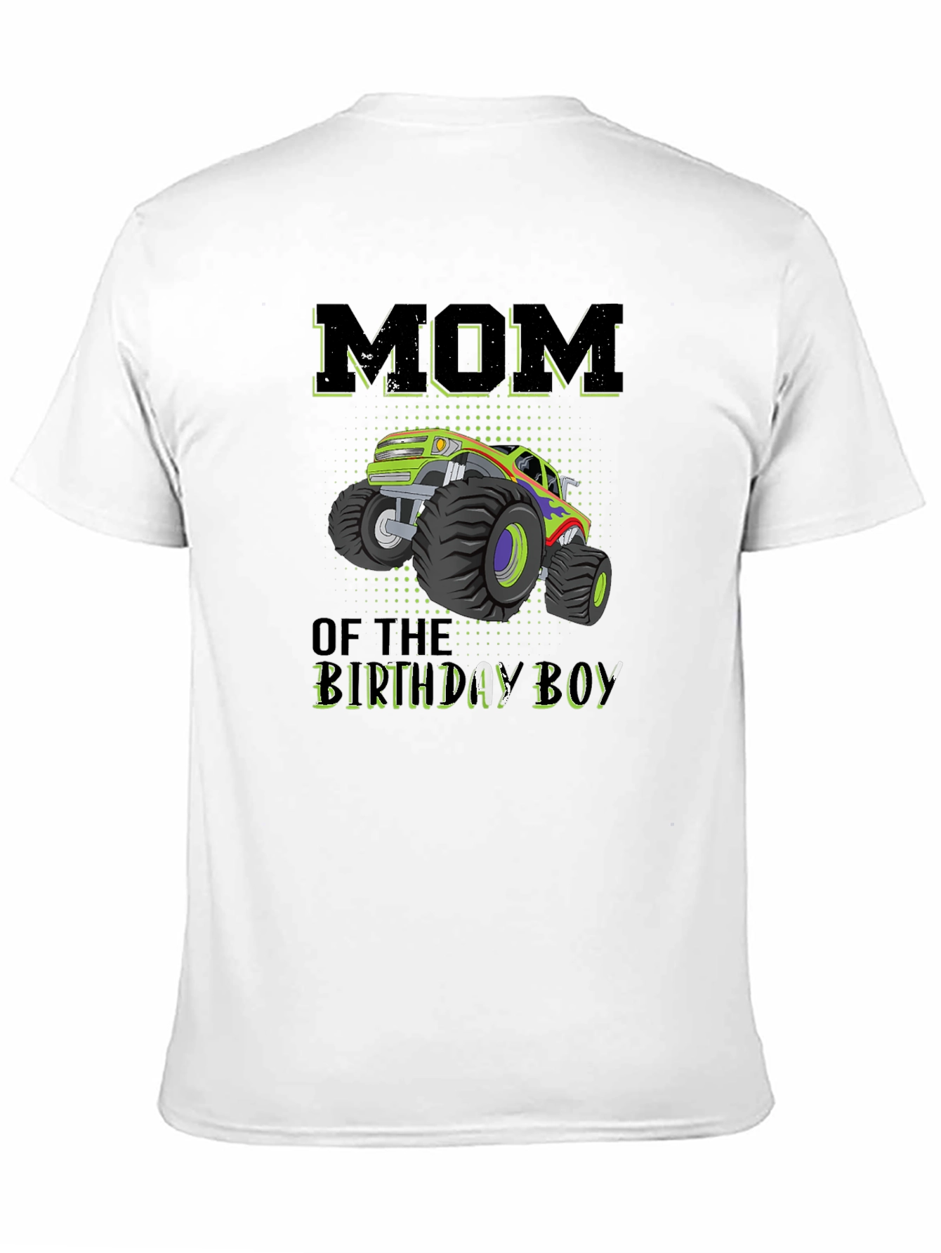 Mom of the Birthday Boy Monster Truck T-Shirt