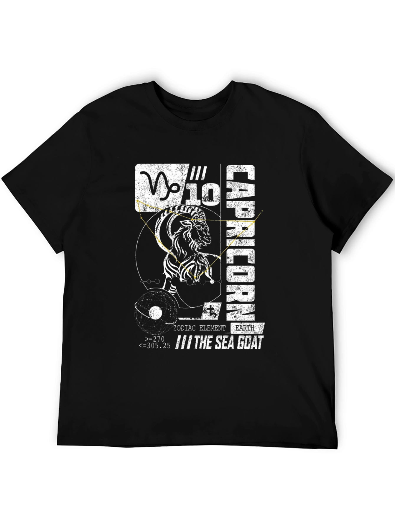 Capricorn Zodiac Graphic T-Shirt
