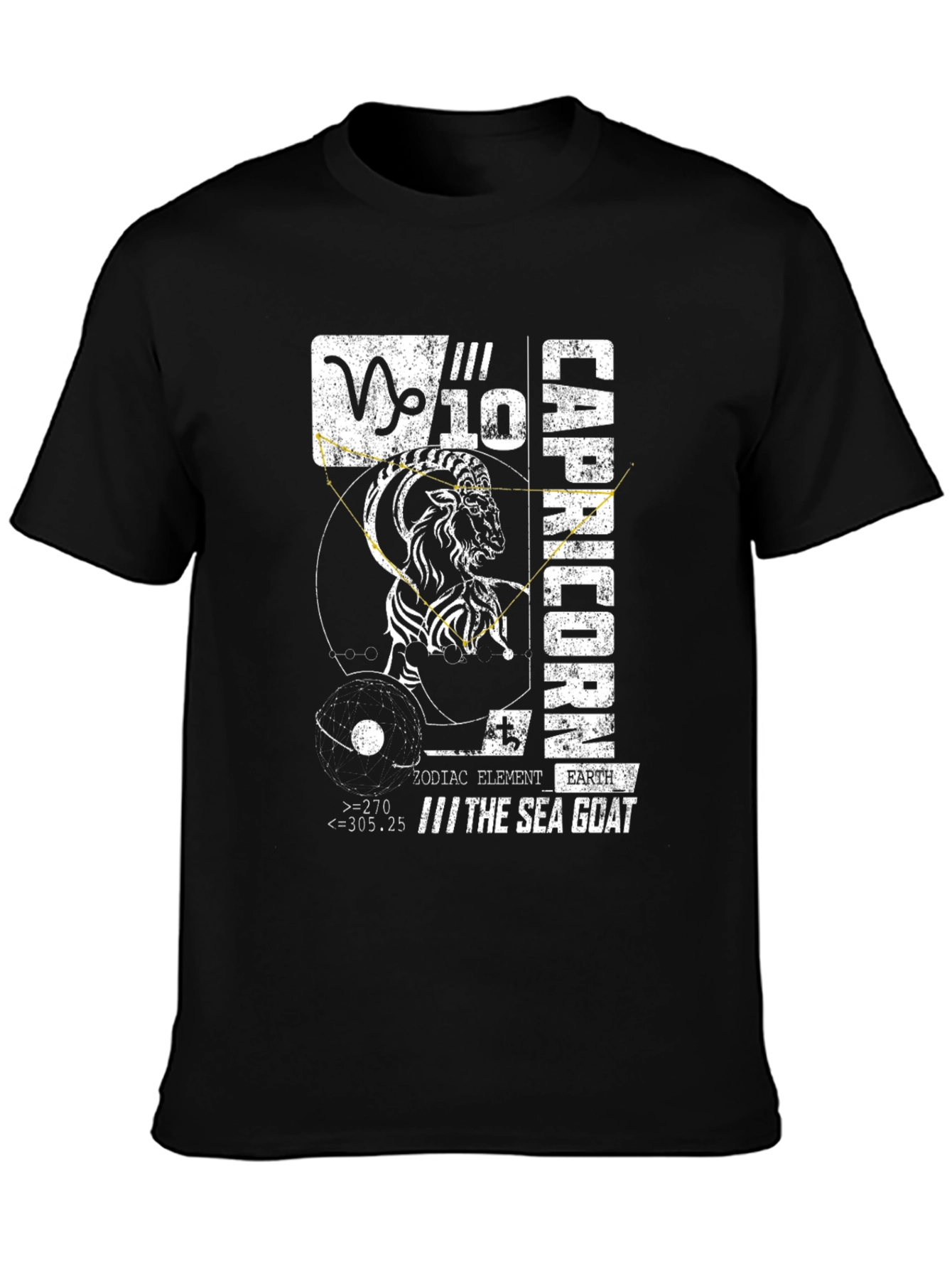 Capricorn Zodiac Graphic T-Shirt
