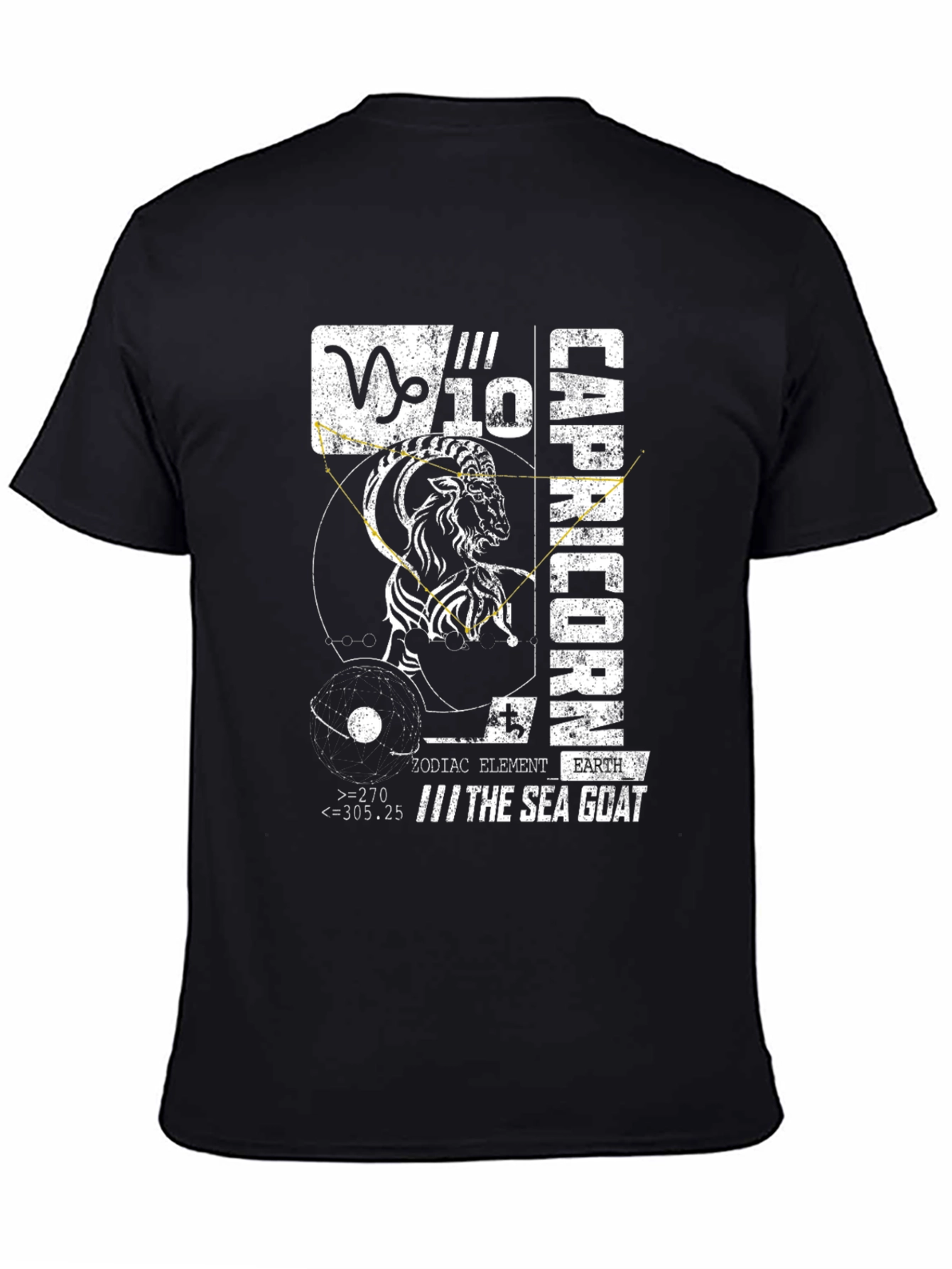 Capricorn Zodiac Graphic T-Shirt