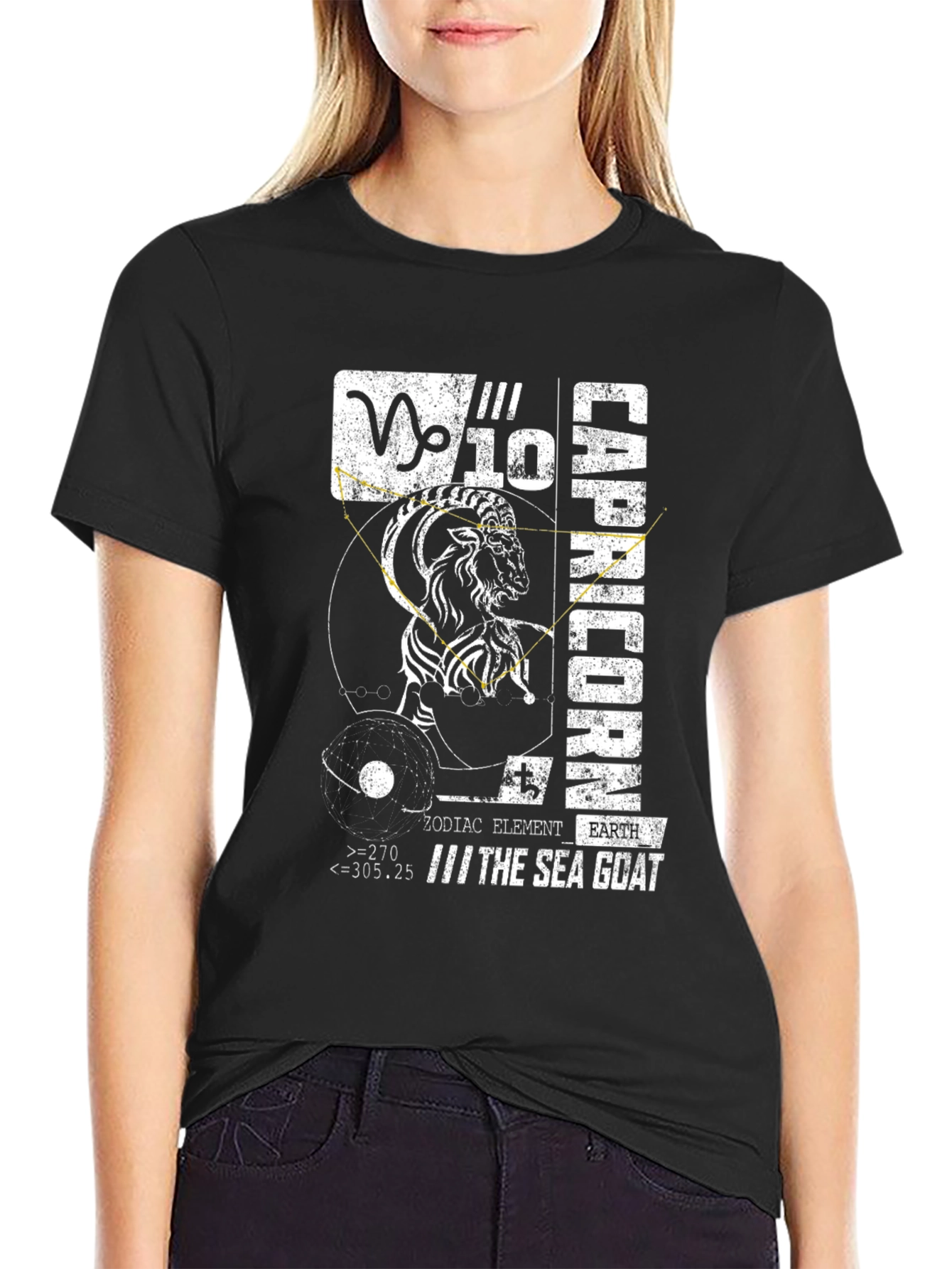 Capricorn Zodiac Graphic T-Shirt