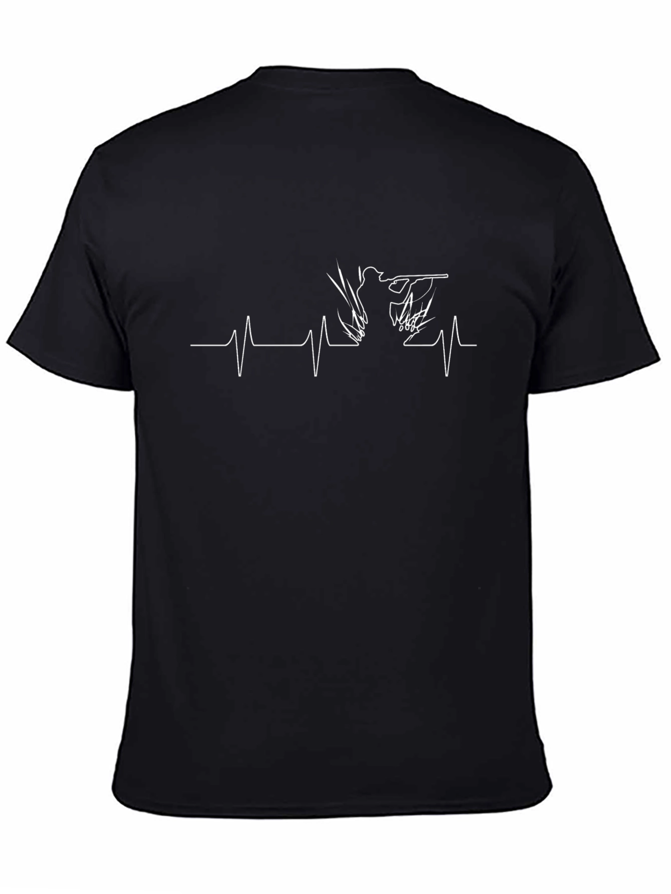 Hunting Heartbeat T-Shirt - Black