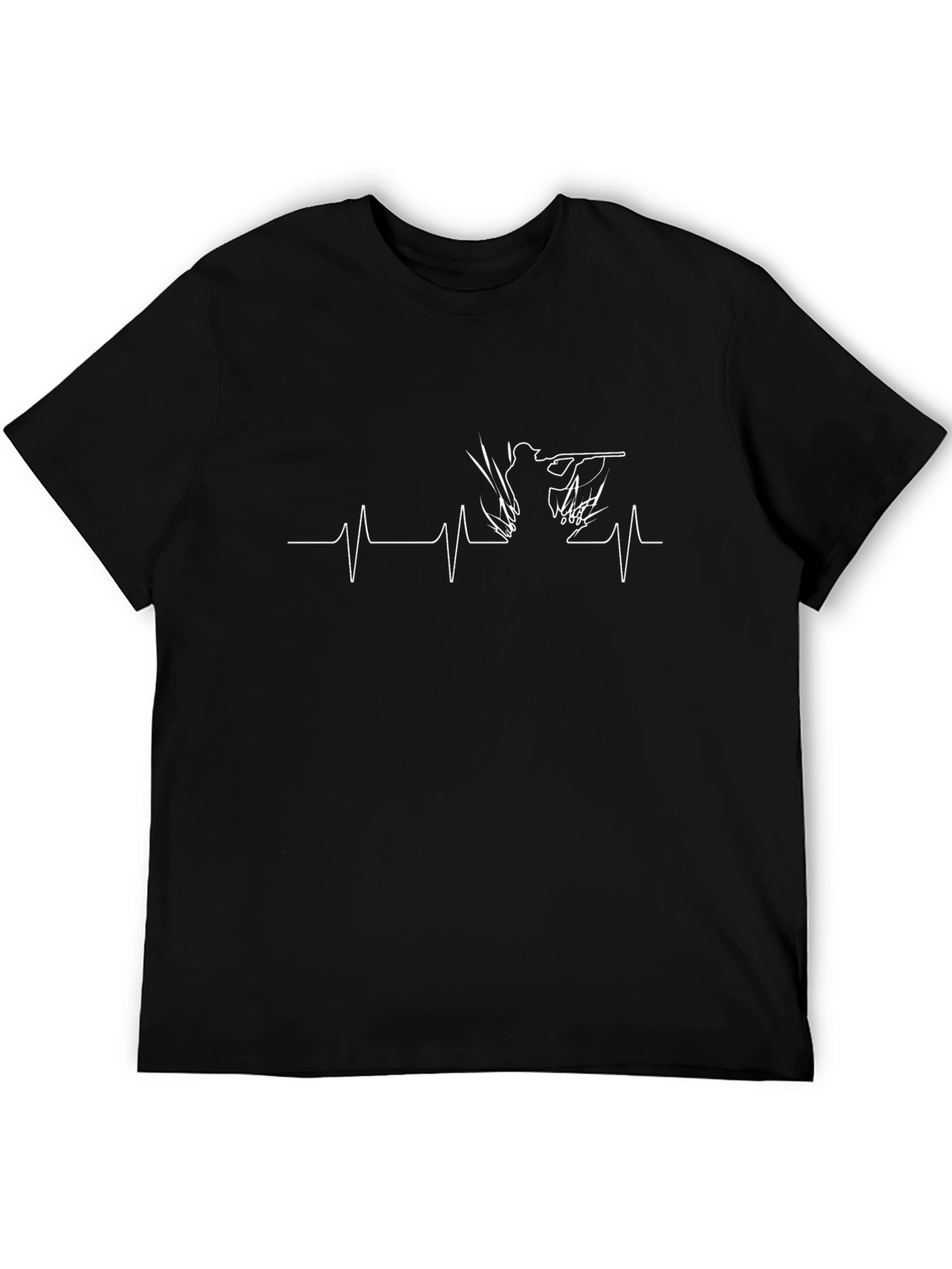 Hunting Heartbeat T-Shirt - Black