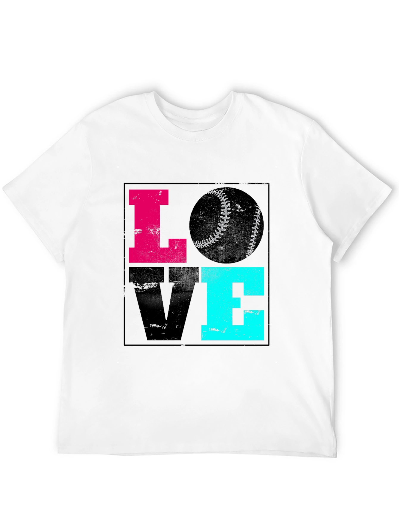 Love Baseball Graphic Tee - Sporty Casual Shirt