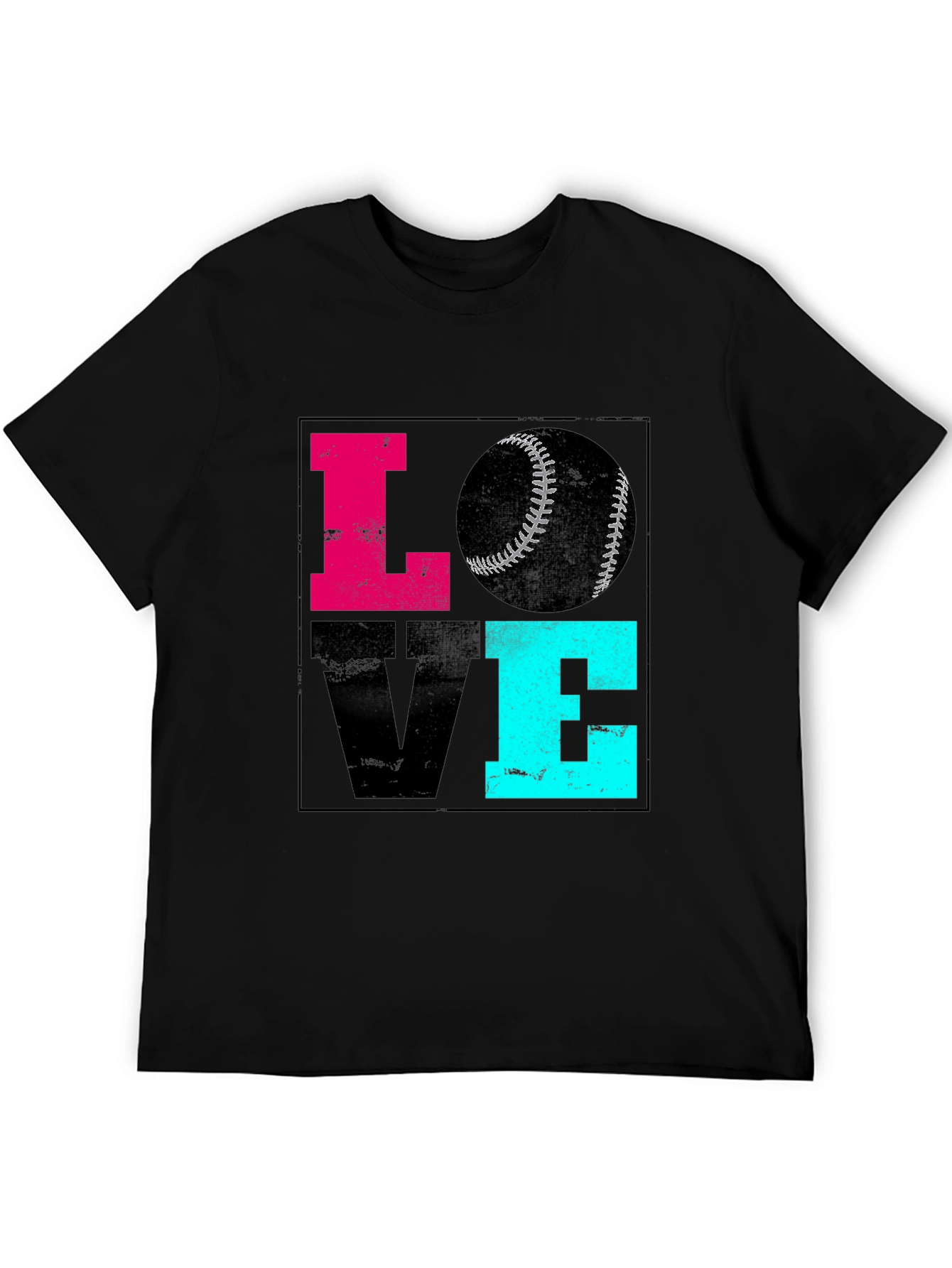 Love Baseball Graphic Tee - Sporty Casual Shirt