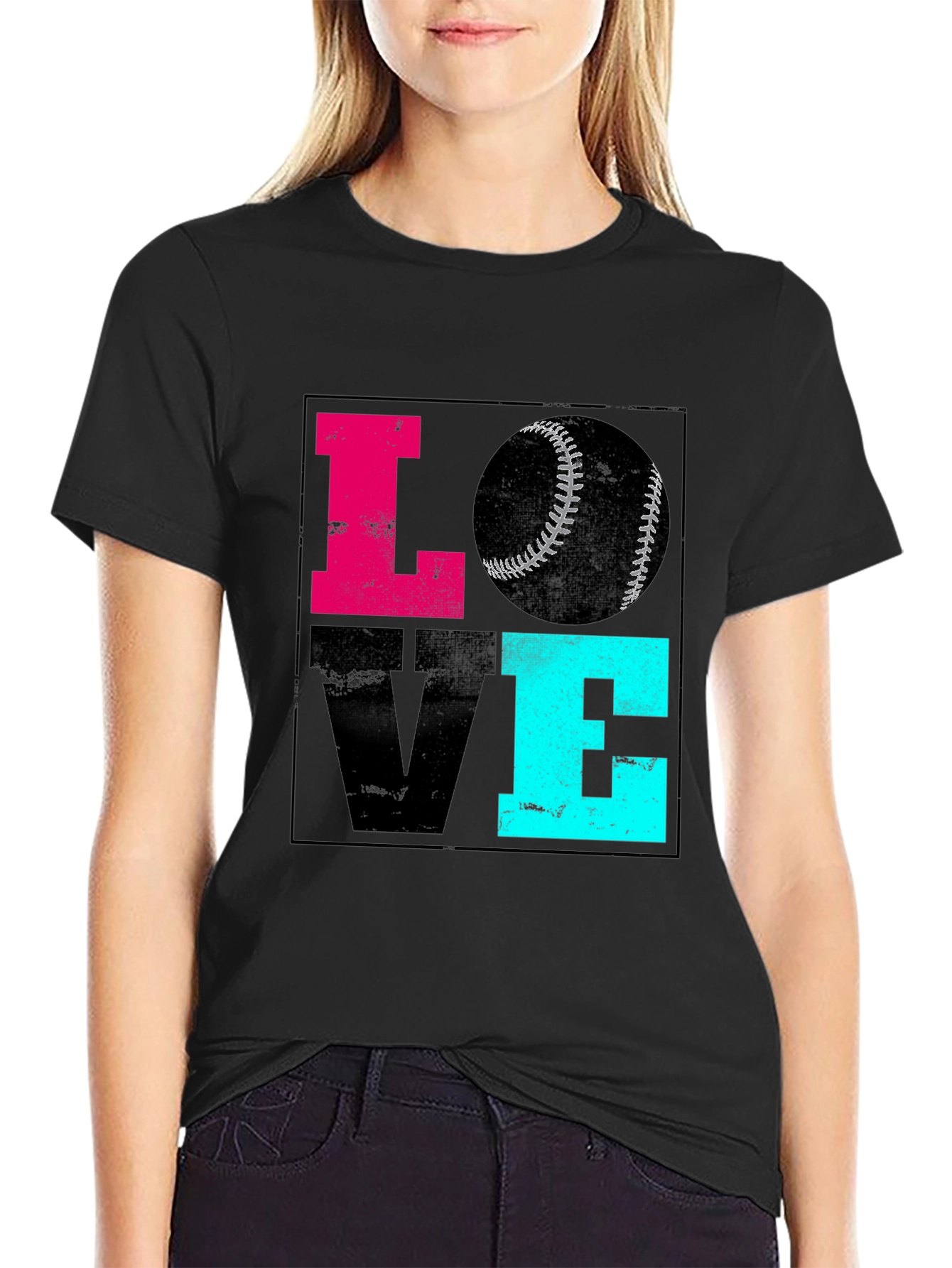 Love Baseball Graphic Tee - Sporty Casual Shirt