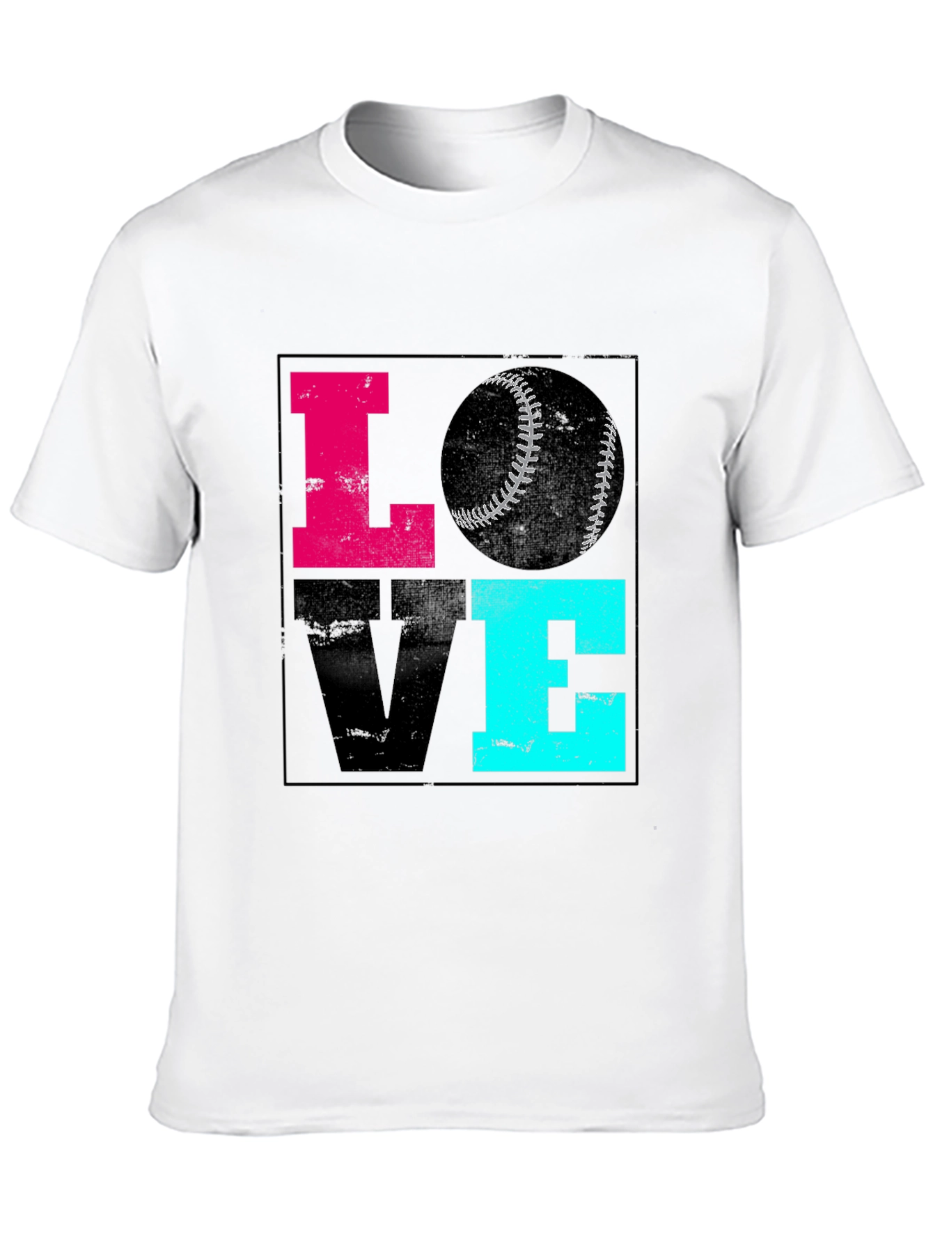 Love Baseball Graphic Tee - Sporty Casual Shirt