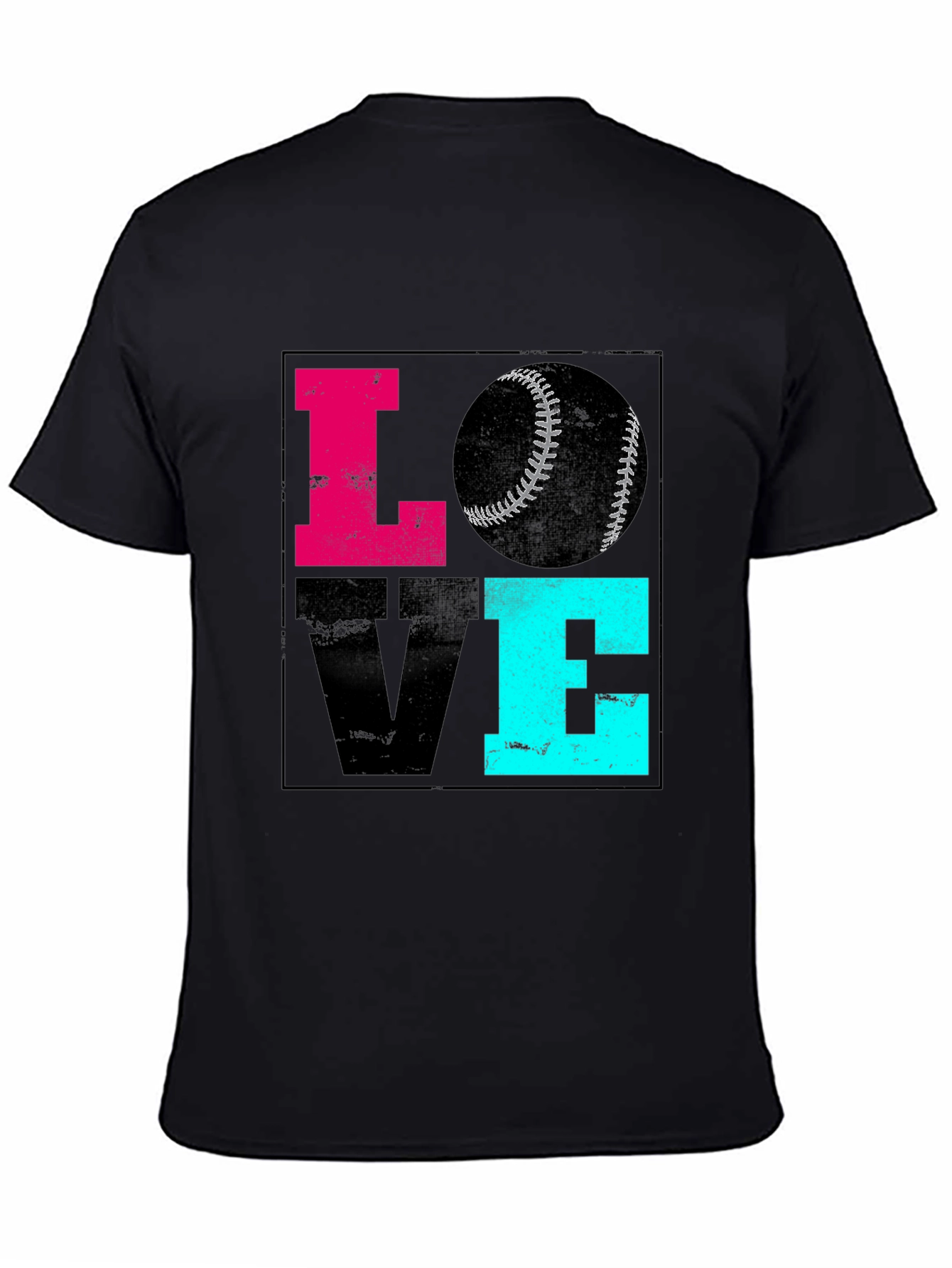 Love Baseball Graphic Tee - Sporty Casual Shirt